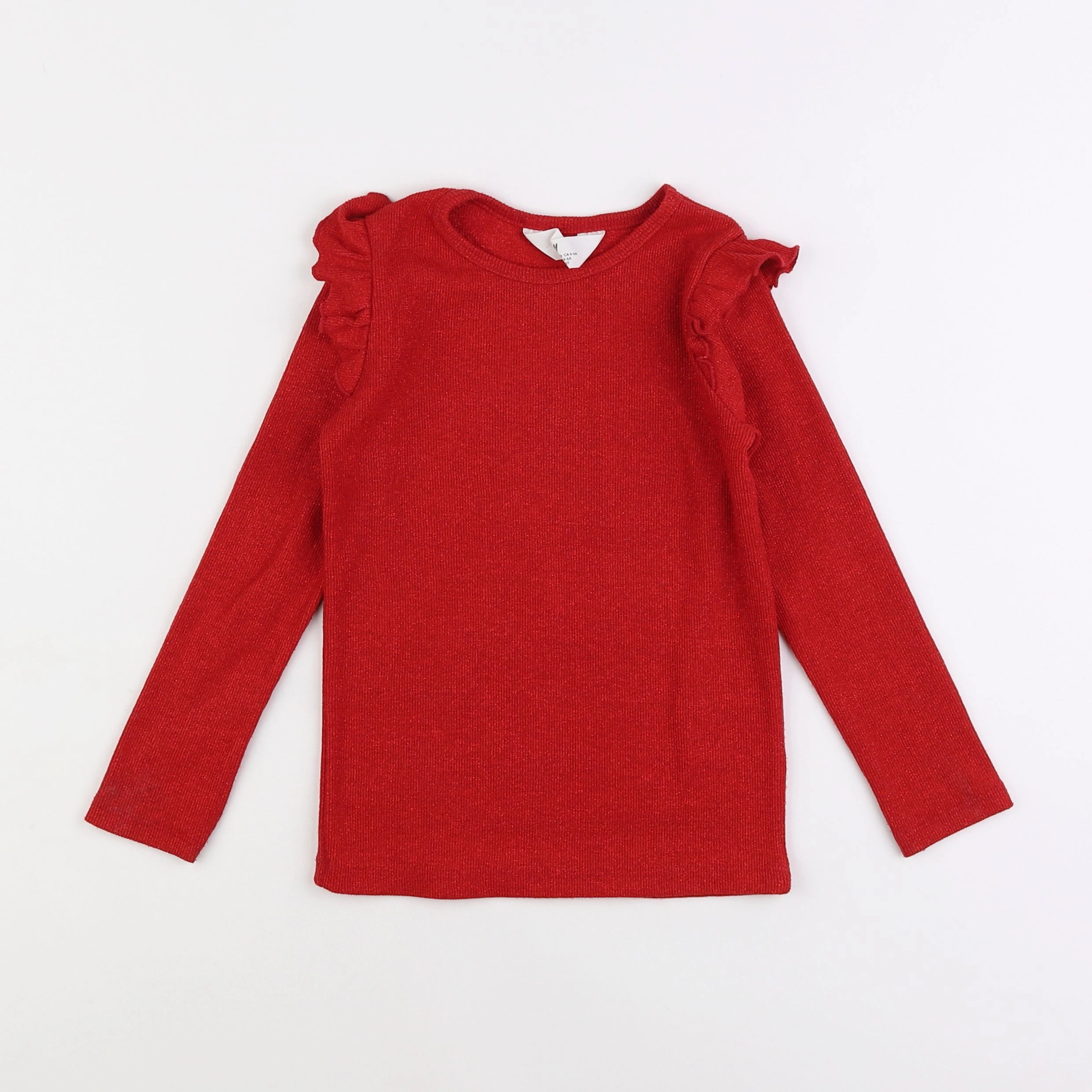 H&M - tee-shirt rouge - 4/6 ans