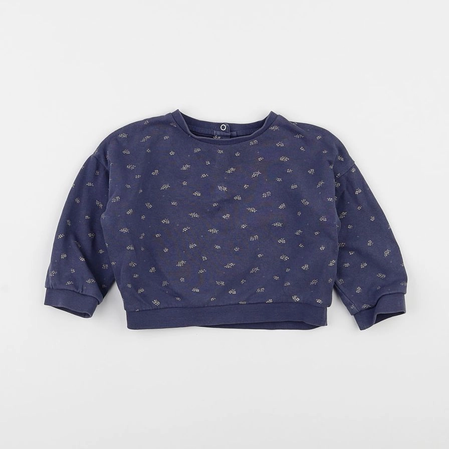 Vertbaudet - sweat bleu - 18 mois