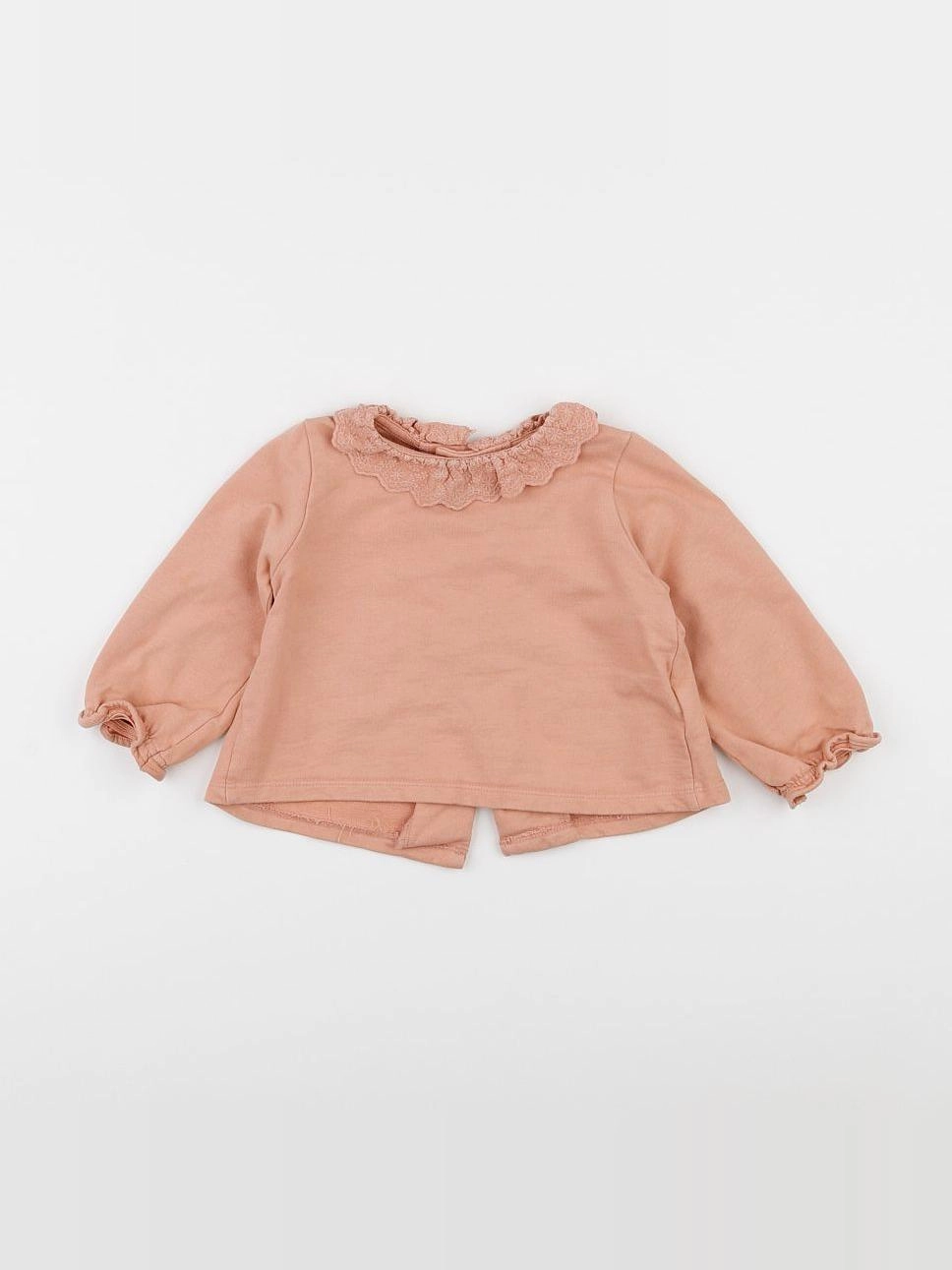 Vertbaudet - sweat rose - 18 mois