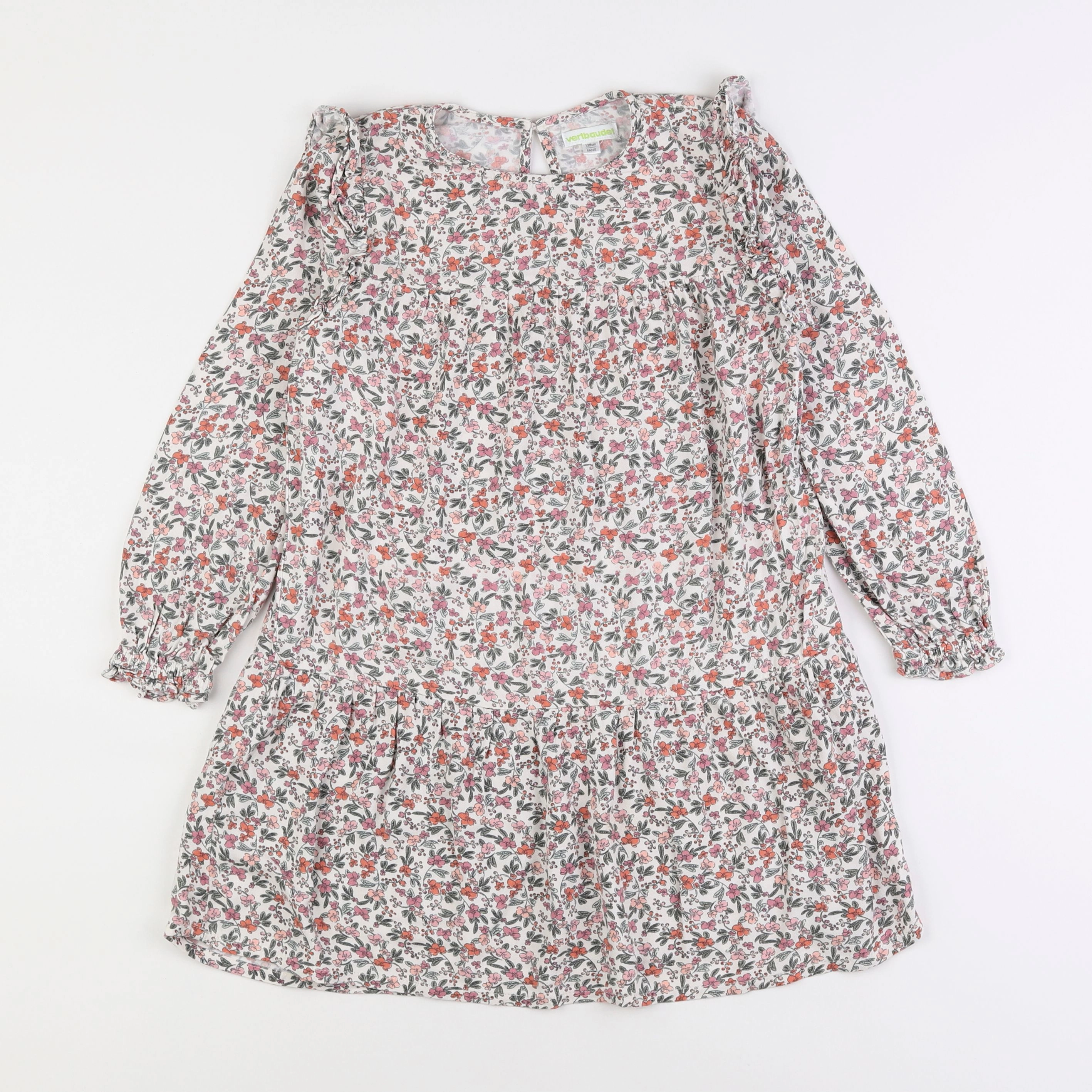 Vertbaudet - robe multicolore - 8 ans