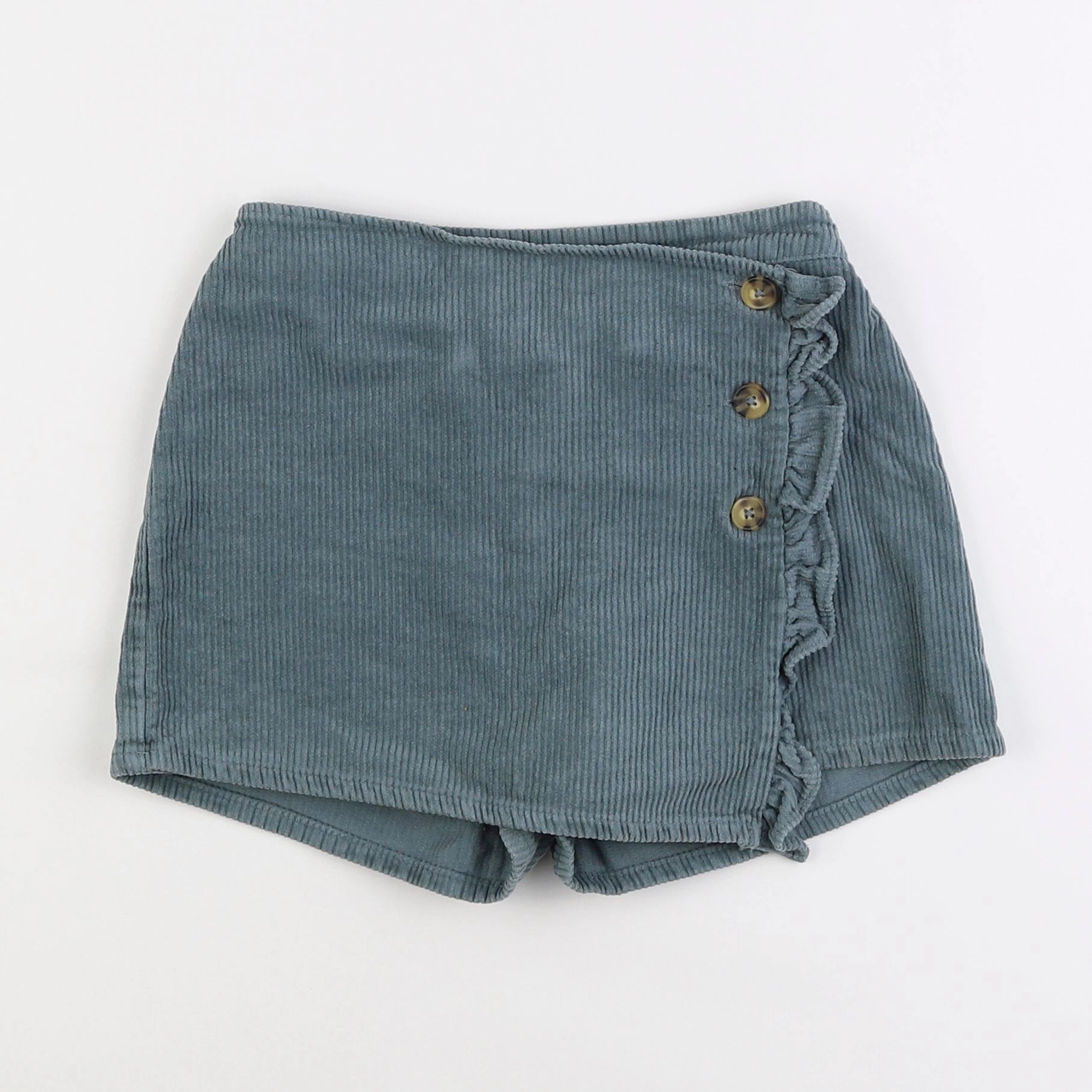 Vertbaudet - jupe short bleu - 8 ans