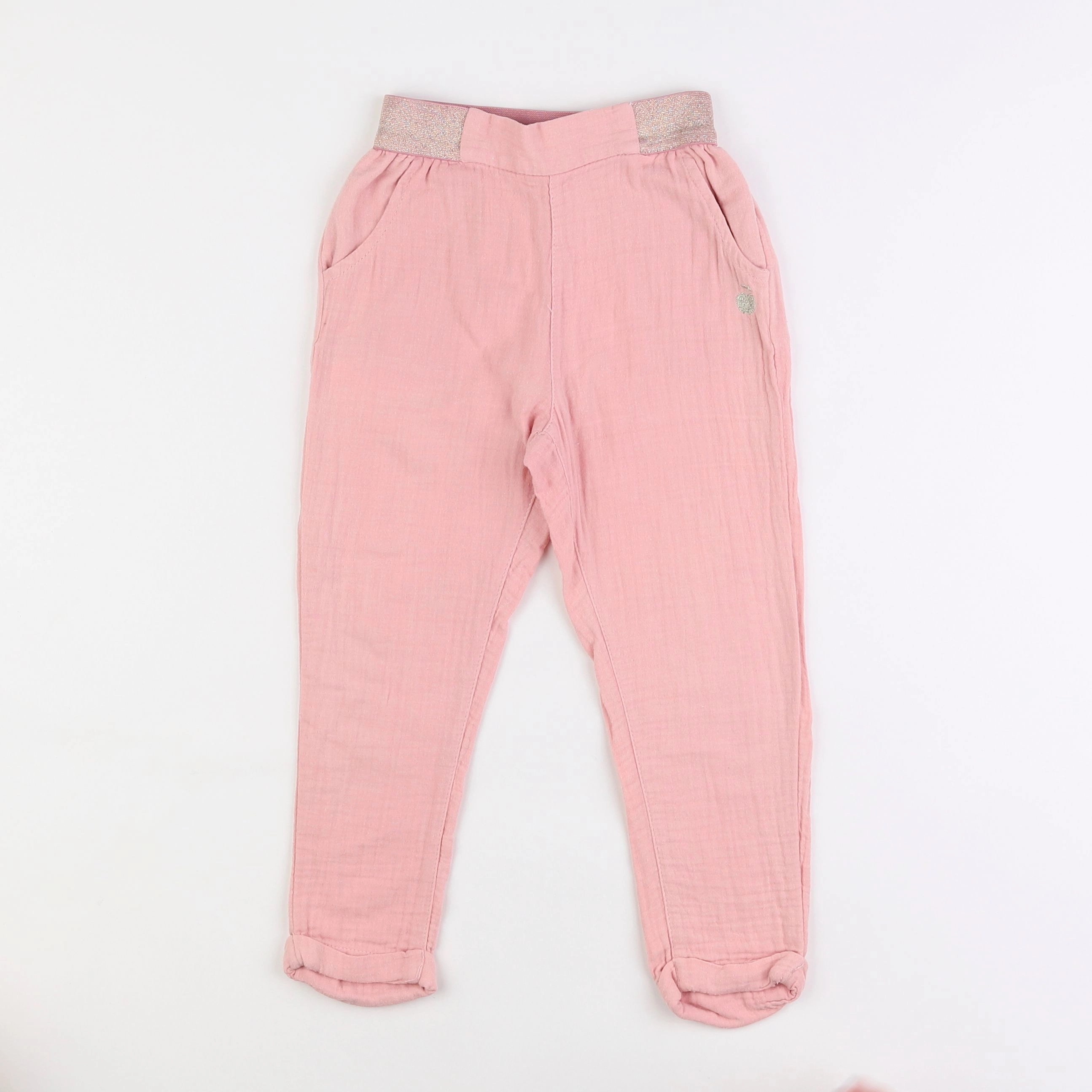 Vertbaudet - pantalon rose - 4 ans