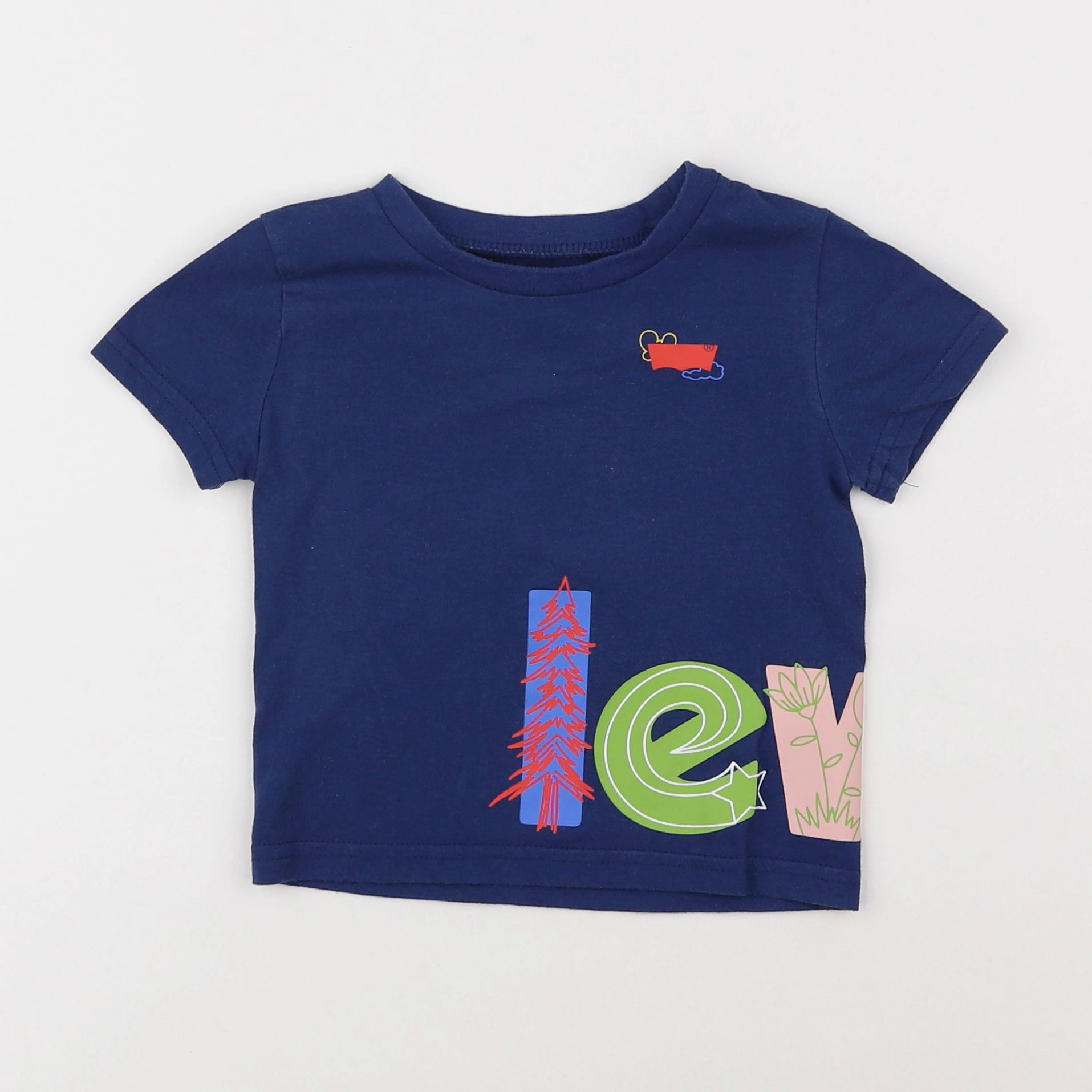 Levi's - tee-shirt bleu - 18 mois