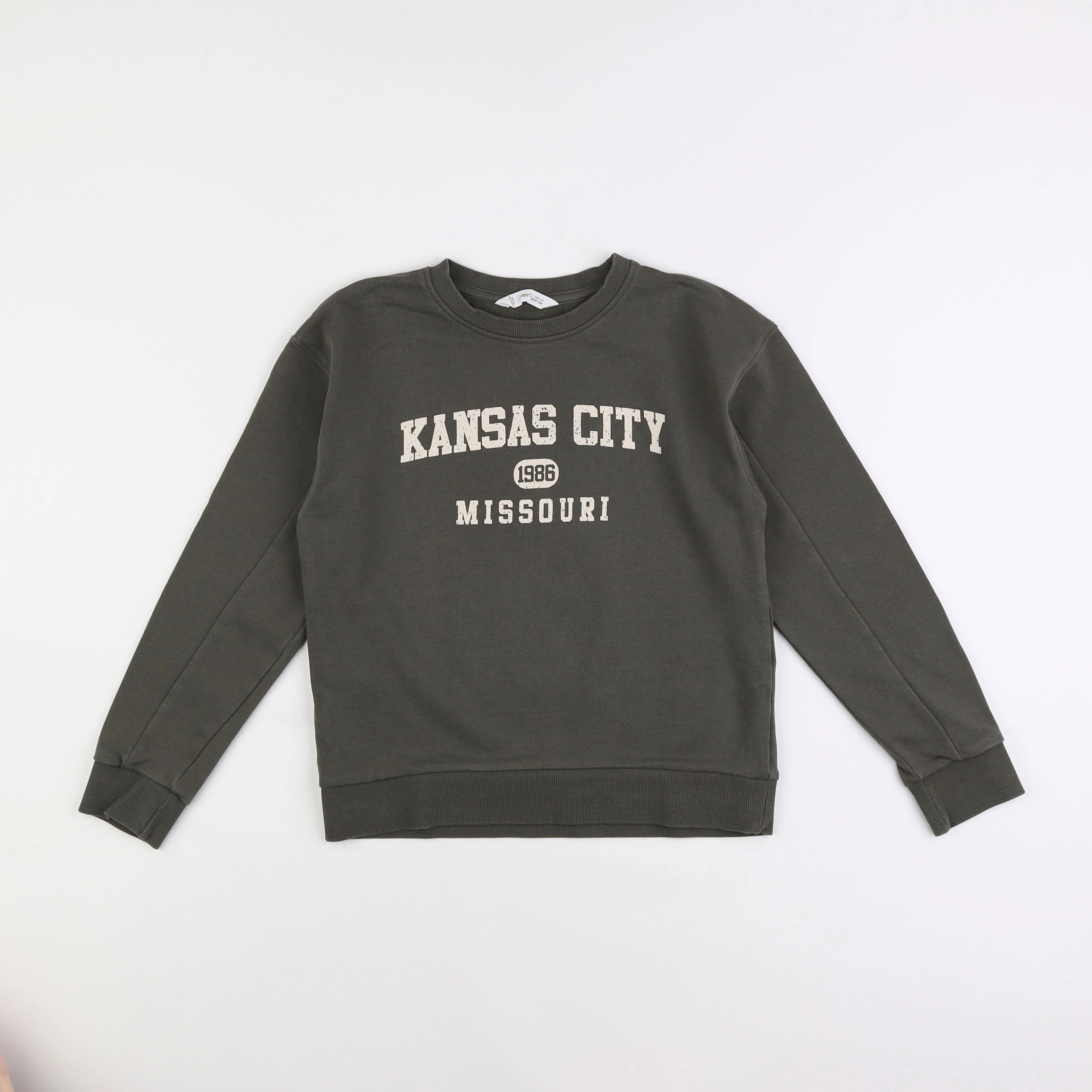 Mango - sweat gris - 9/10 ans