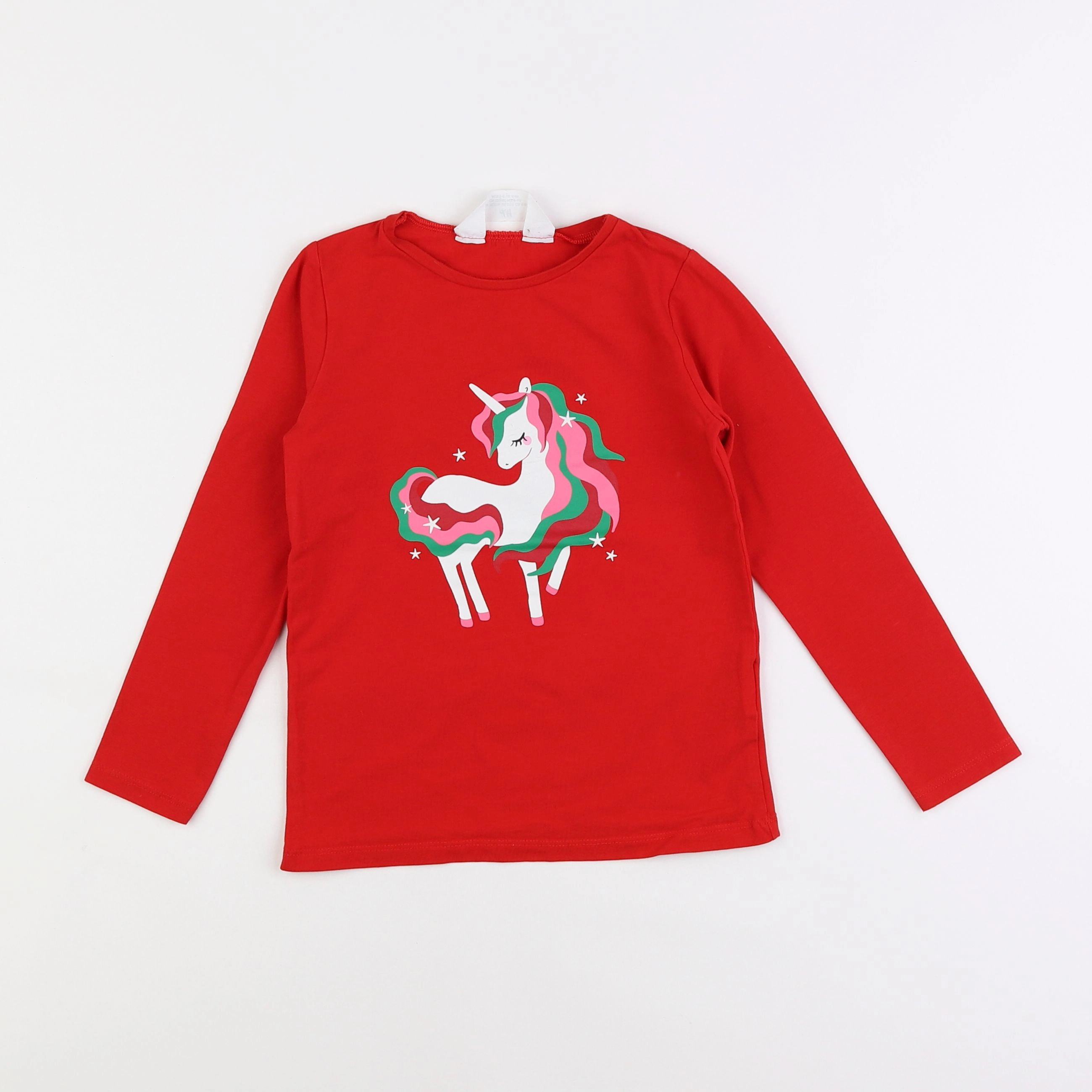 H&M - tee-shirt rouge - 4/6 ans