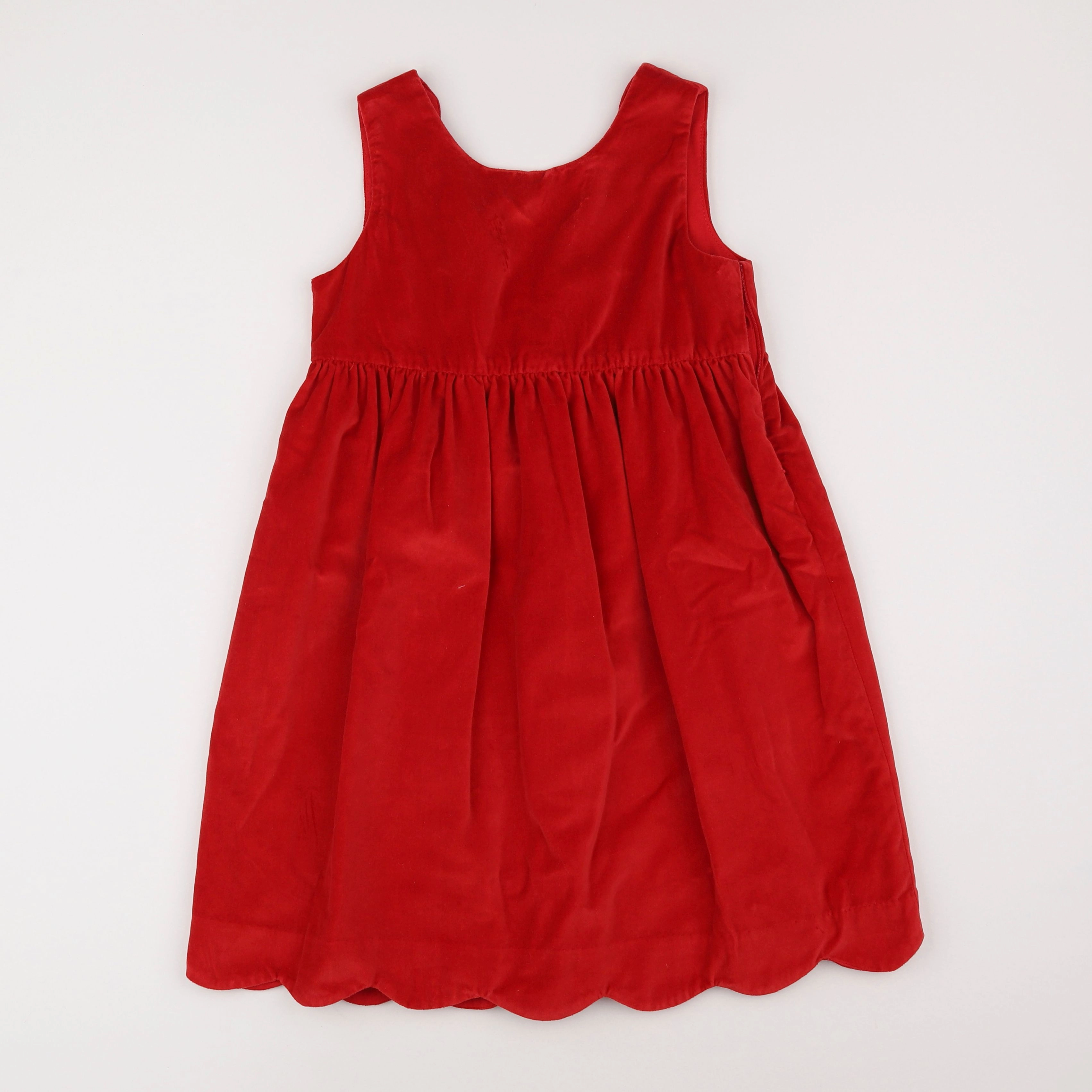 Vertbaudet - robe rouge - 10 ans