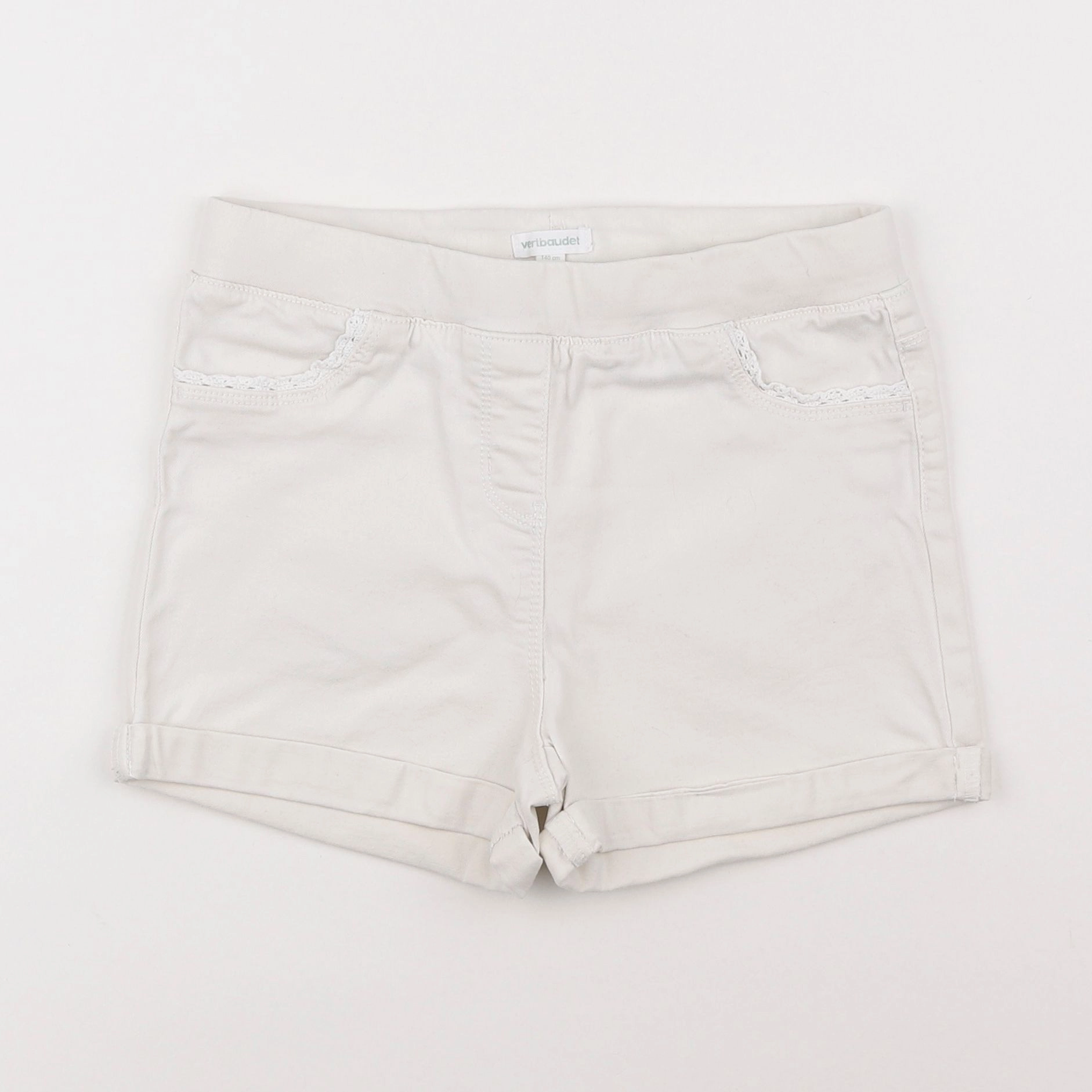 Vertbaudet - short blanc - 10 ans