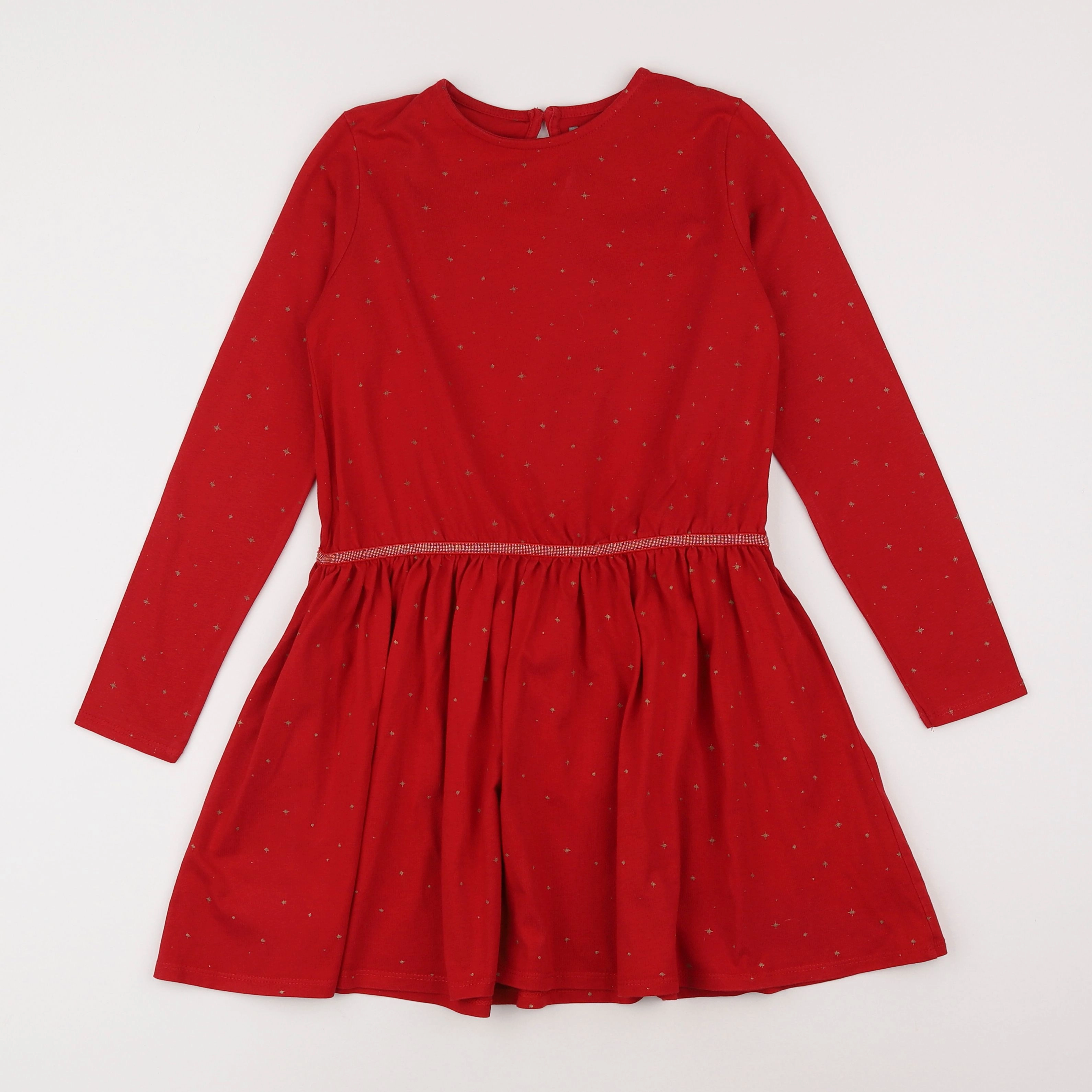Vertbaudet - robe rouge - 10 ans