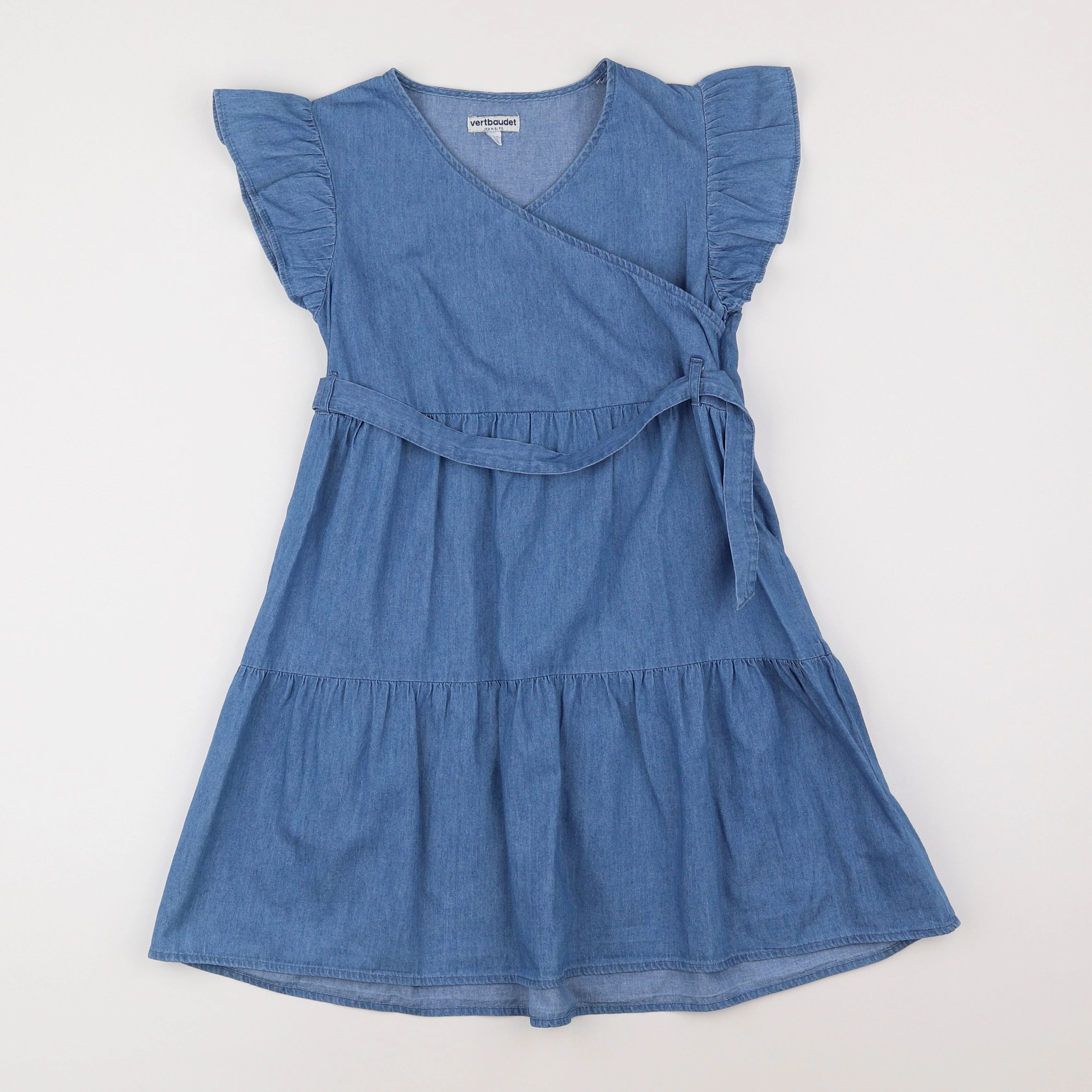 Vertbaudet - robe bleu - 10 ans