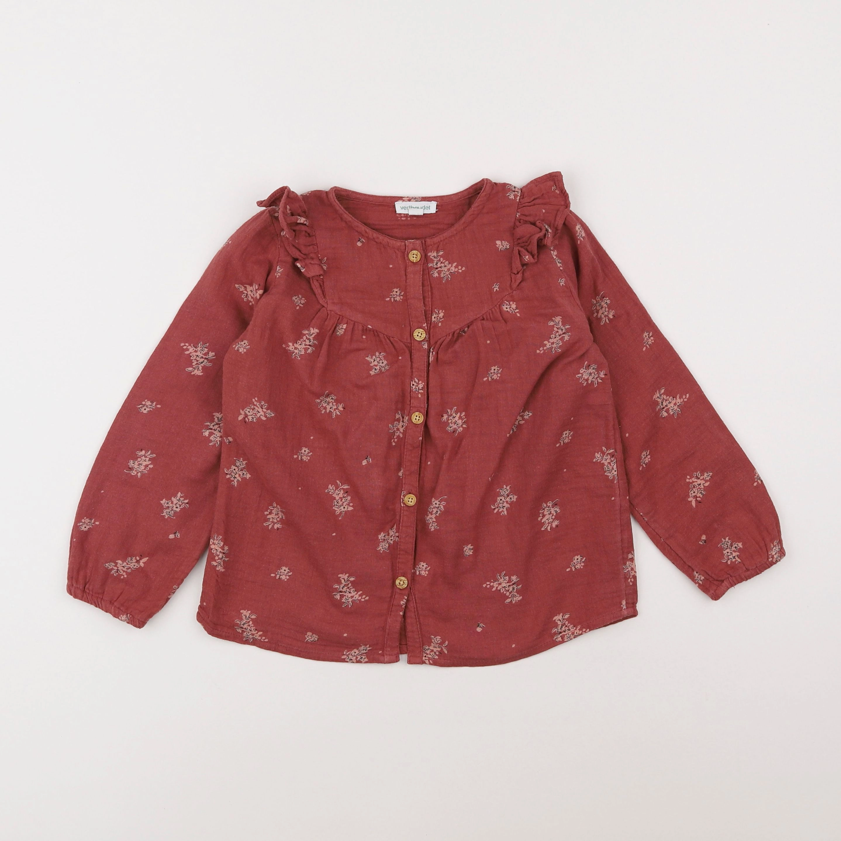 Vertbaudet - blouse rose - 5 ans