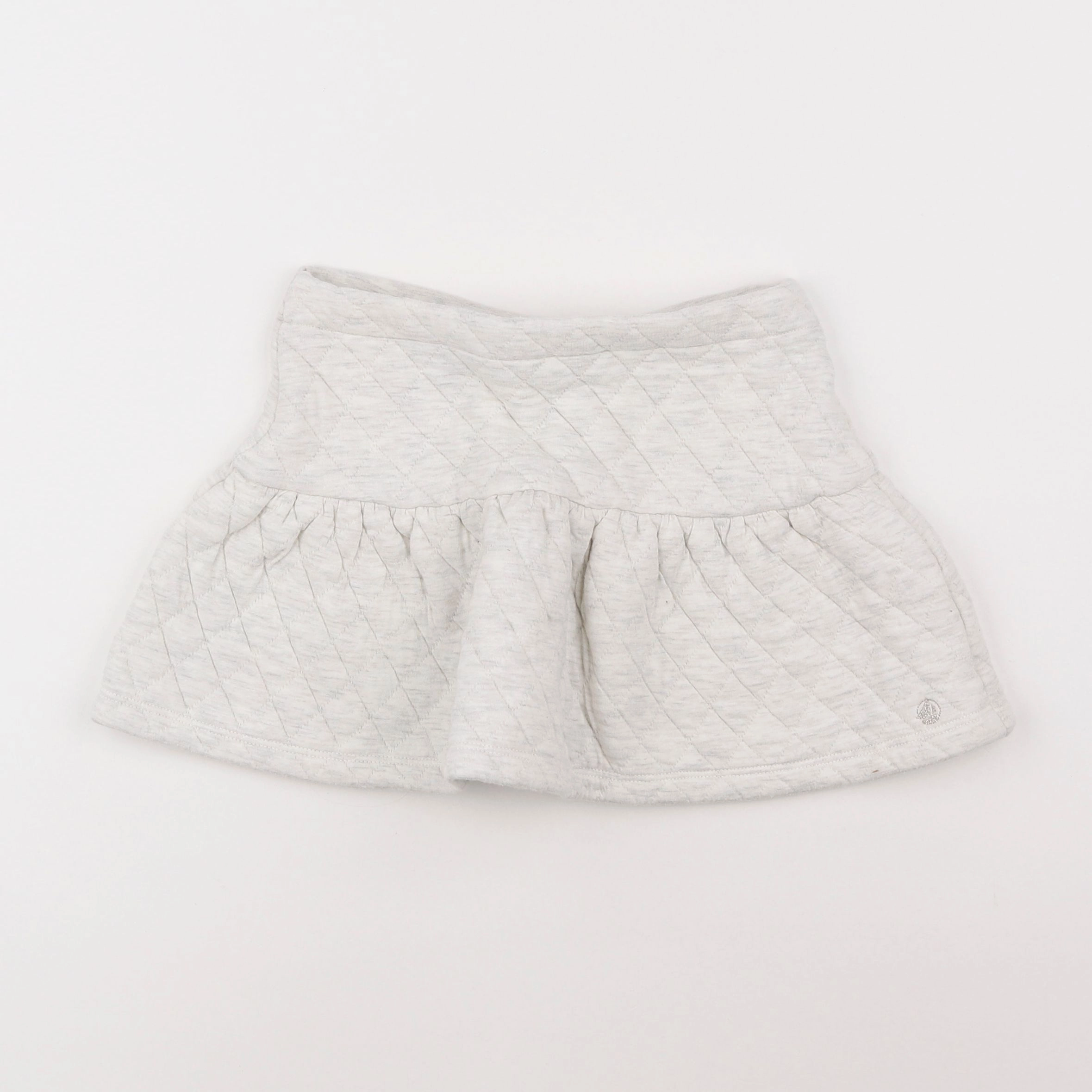 Petit Bateau - jupe gris - 8 ans