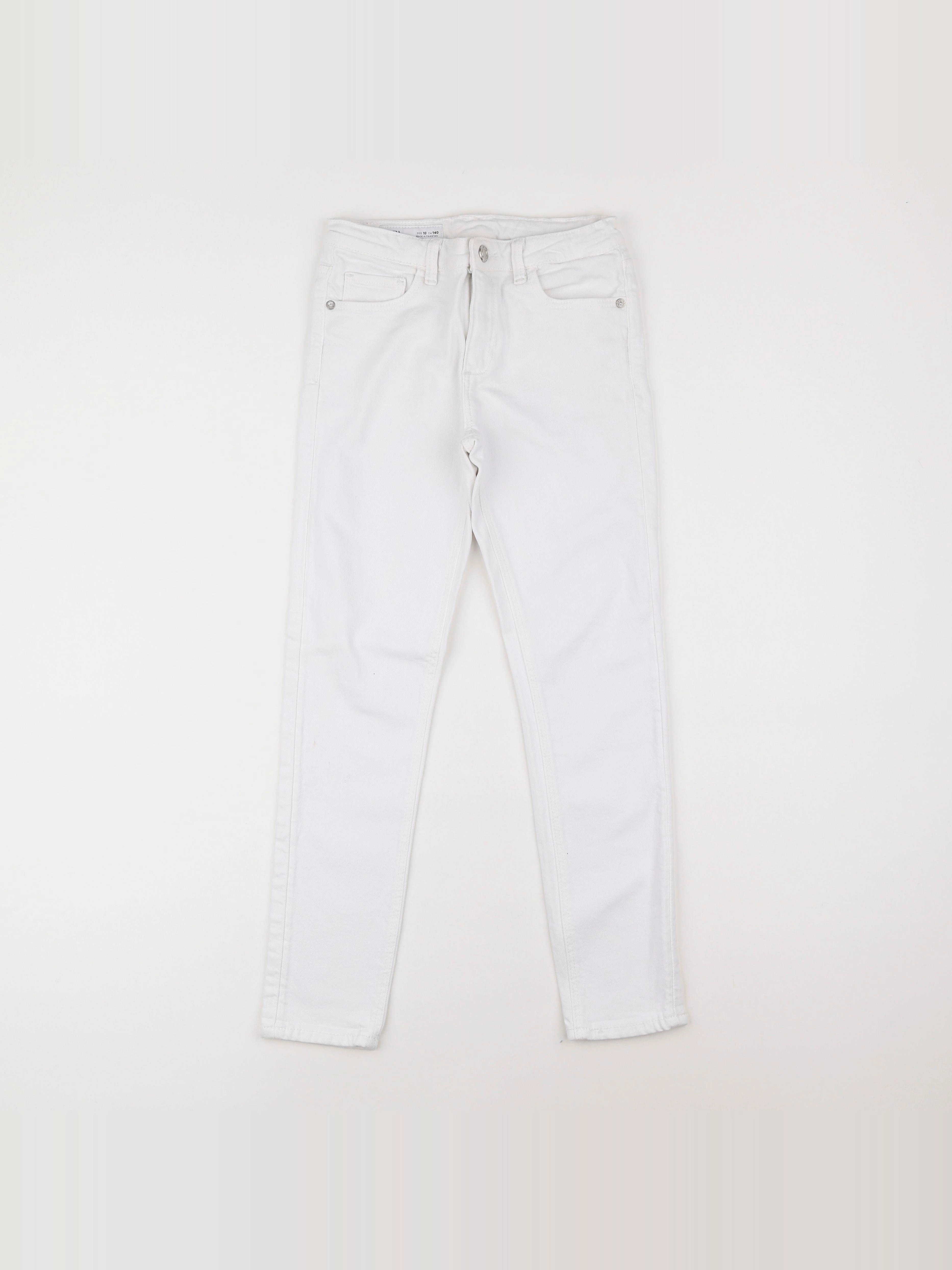 Zara - jean blanc - 10 ans