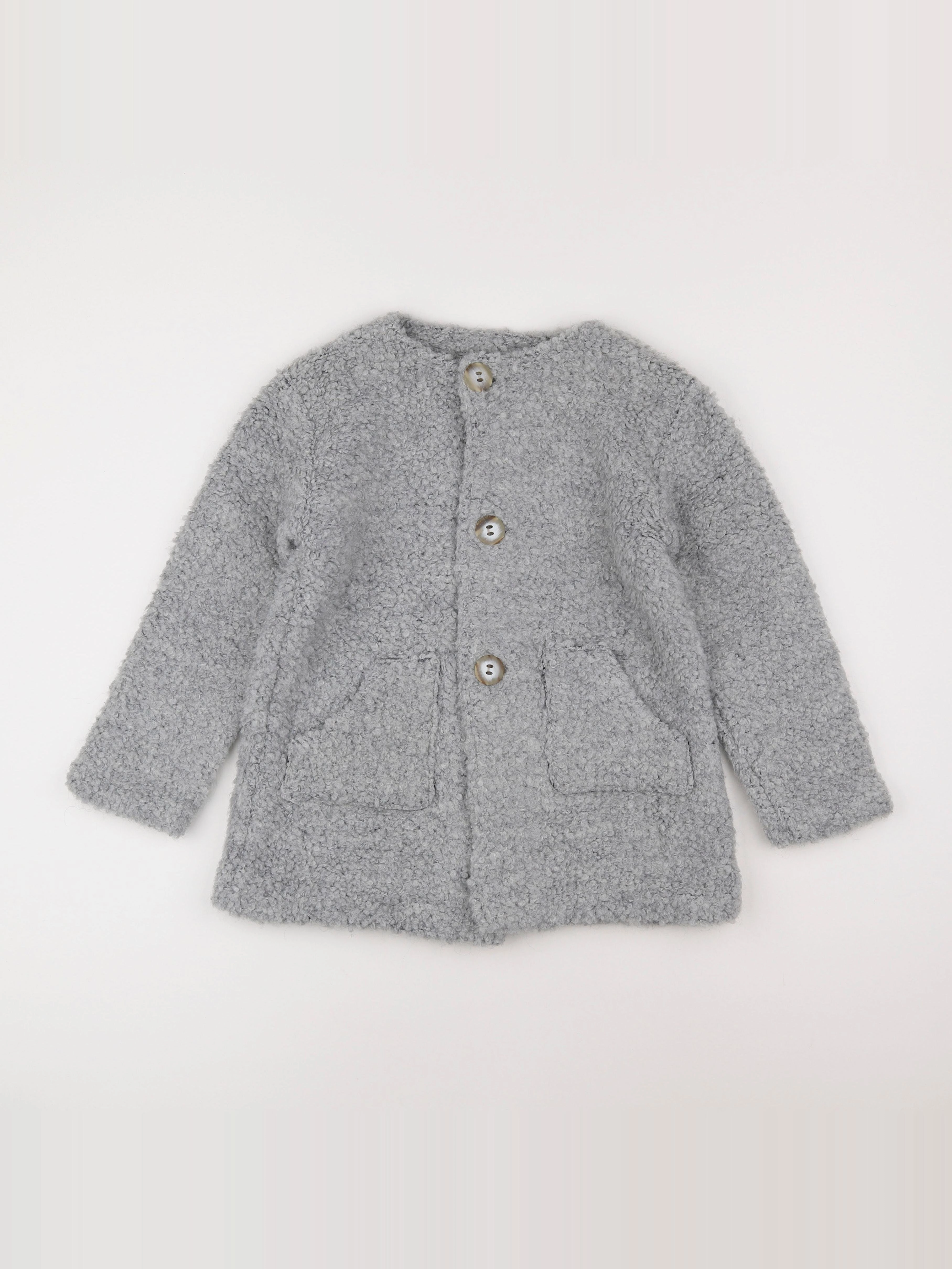Buho - manteau gris - 8 ans
