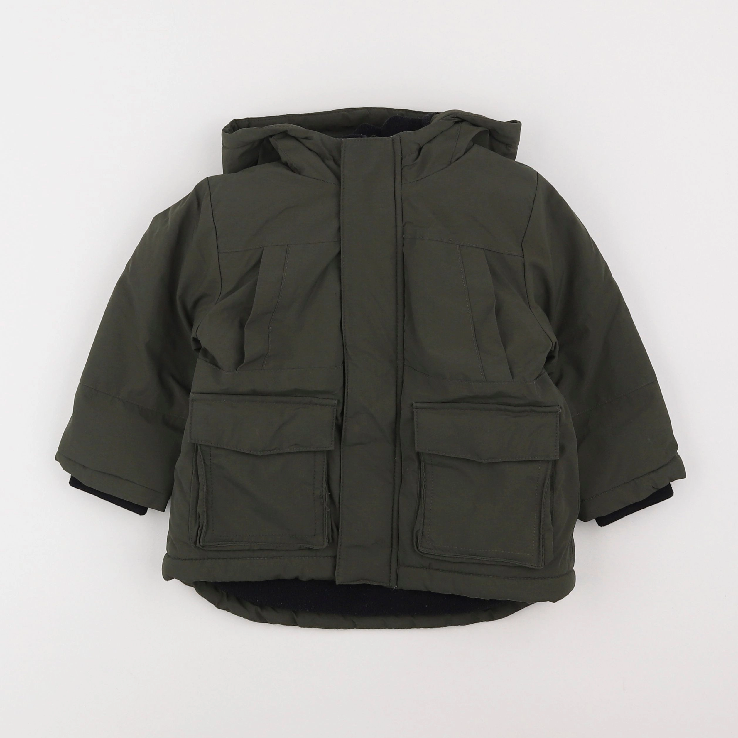 La Redoute - manteau vert - 2 ans