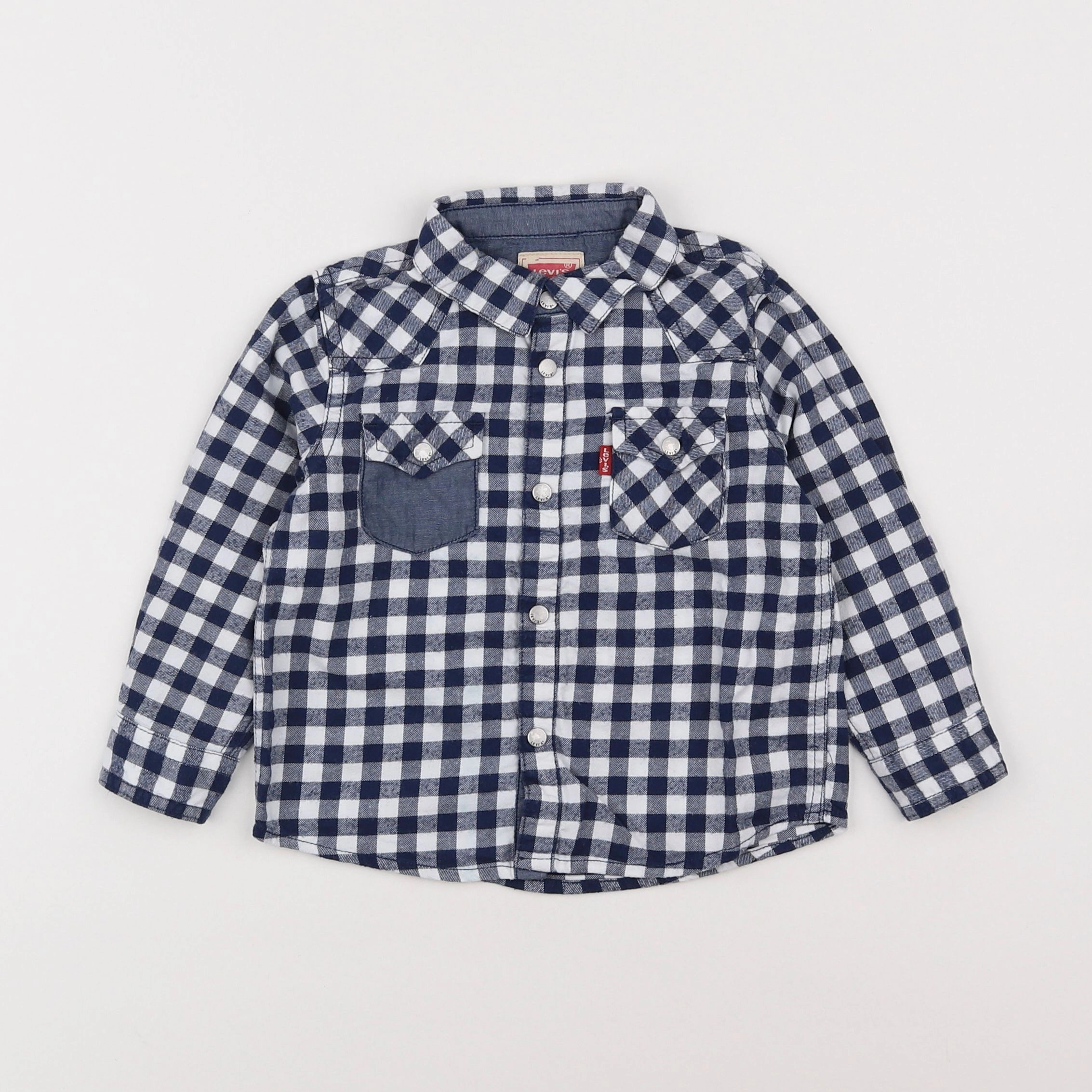 Levi's - chemise bleu - 2 ans