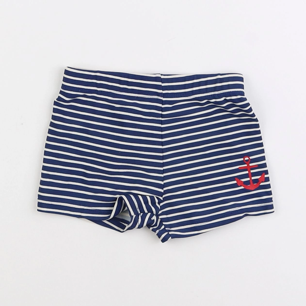 Vertbaudet - maillot de bain bleu, blanc - 3 ans