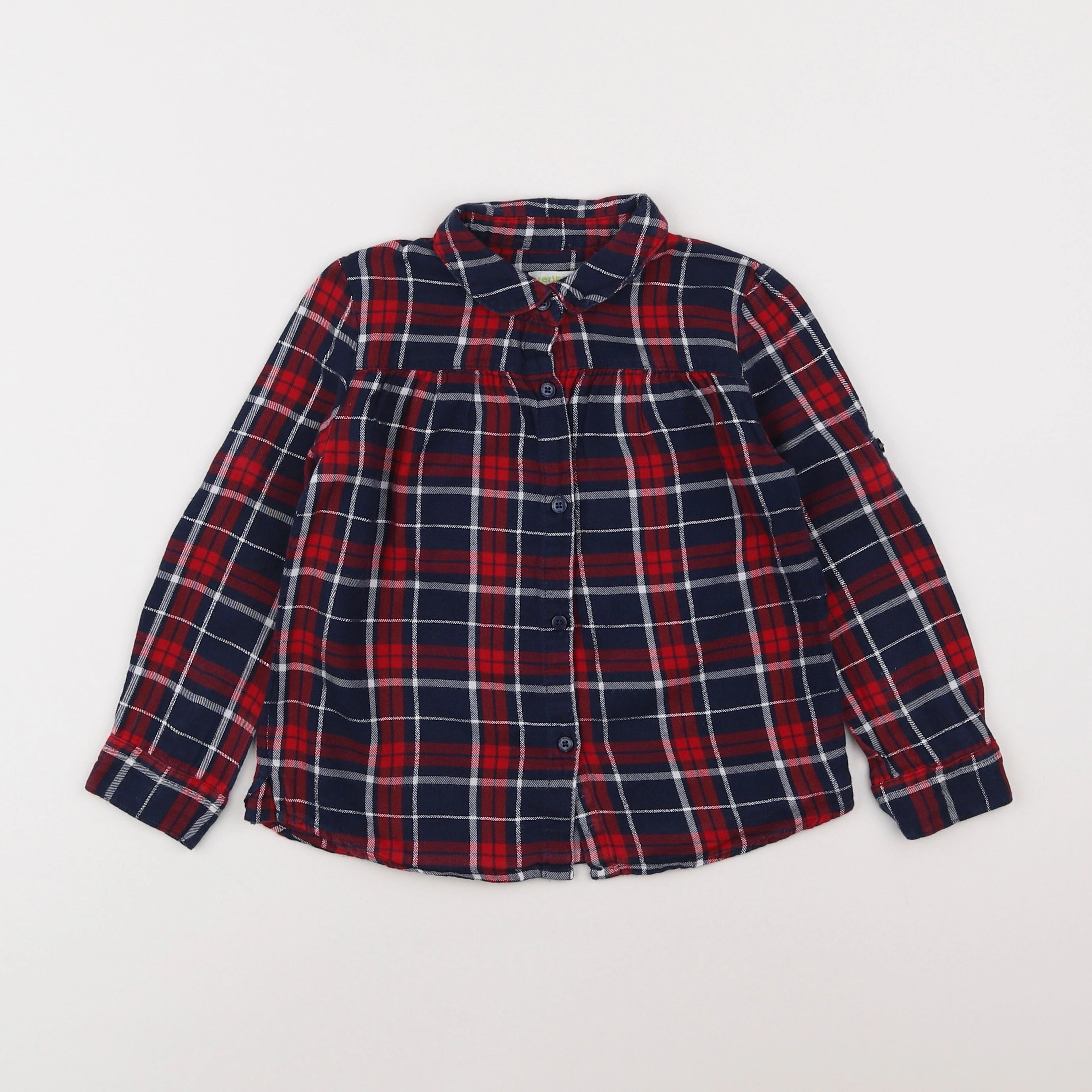 Vertbaudet - chemise bleu - 5 ans