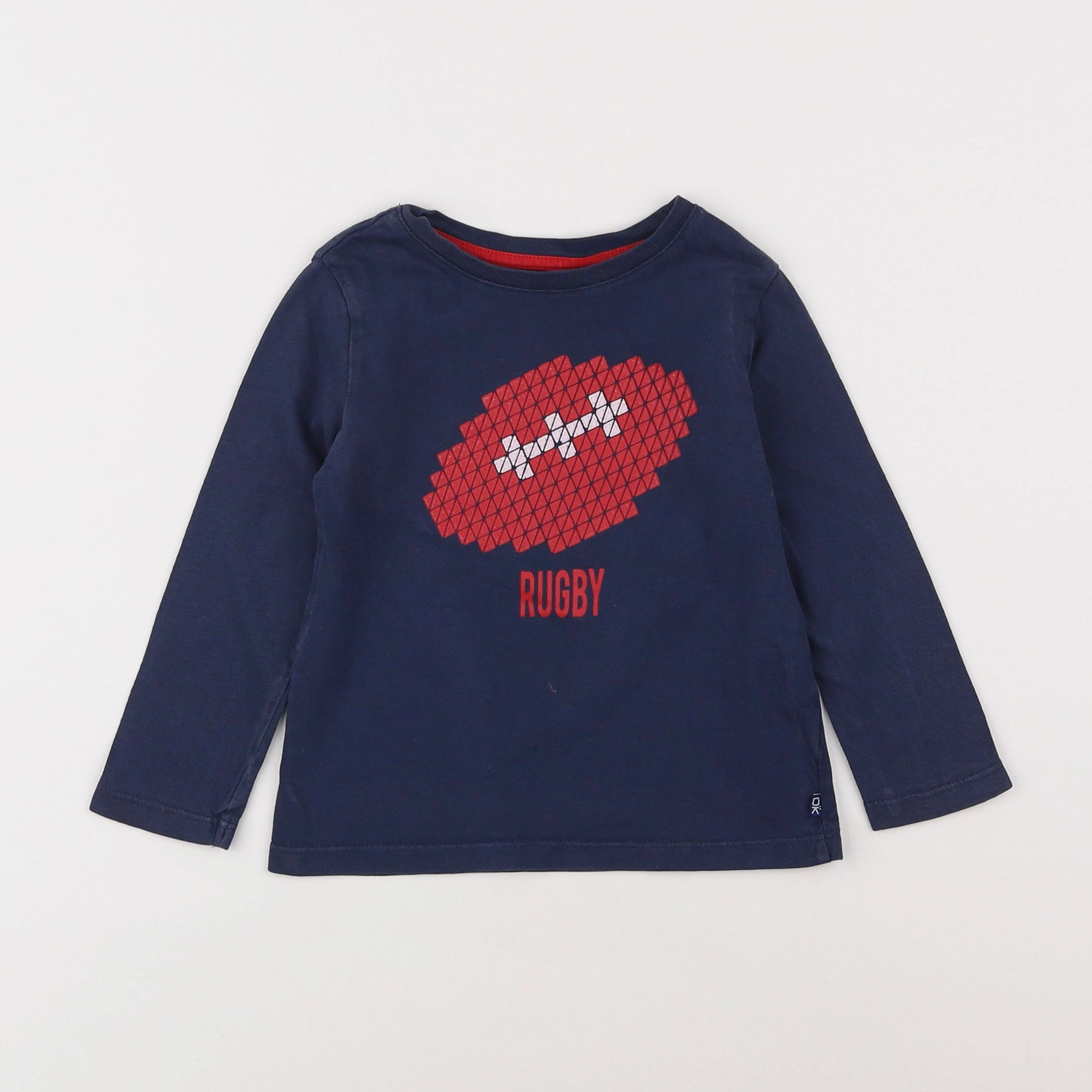 Okaidi - tee-shirt bleu - 2 ans