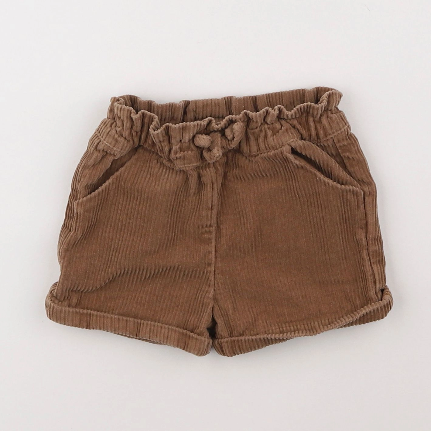 Vertbaudet - short marron - 9 mois
