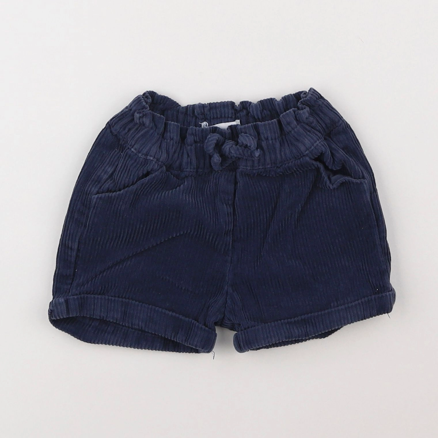 Vertbaudet - short bleu - 12 mois