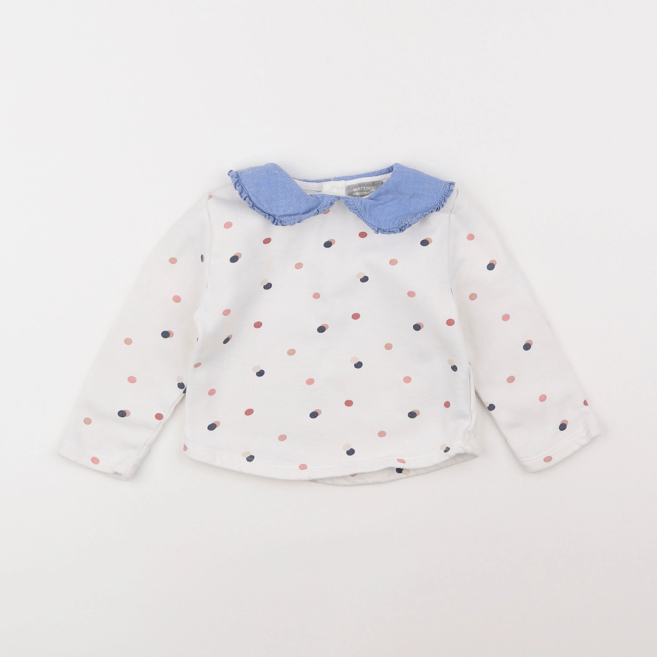 Boutchou - sweat blanc - 18 mois