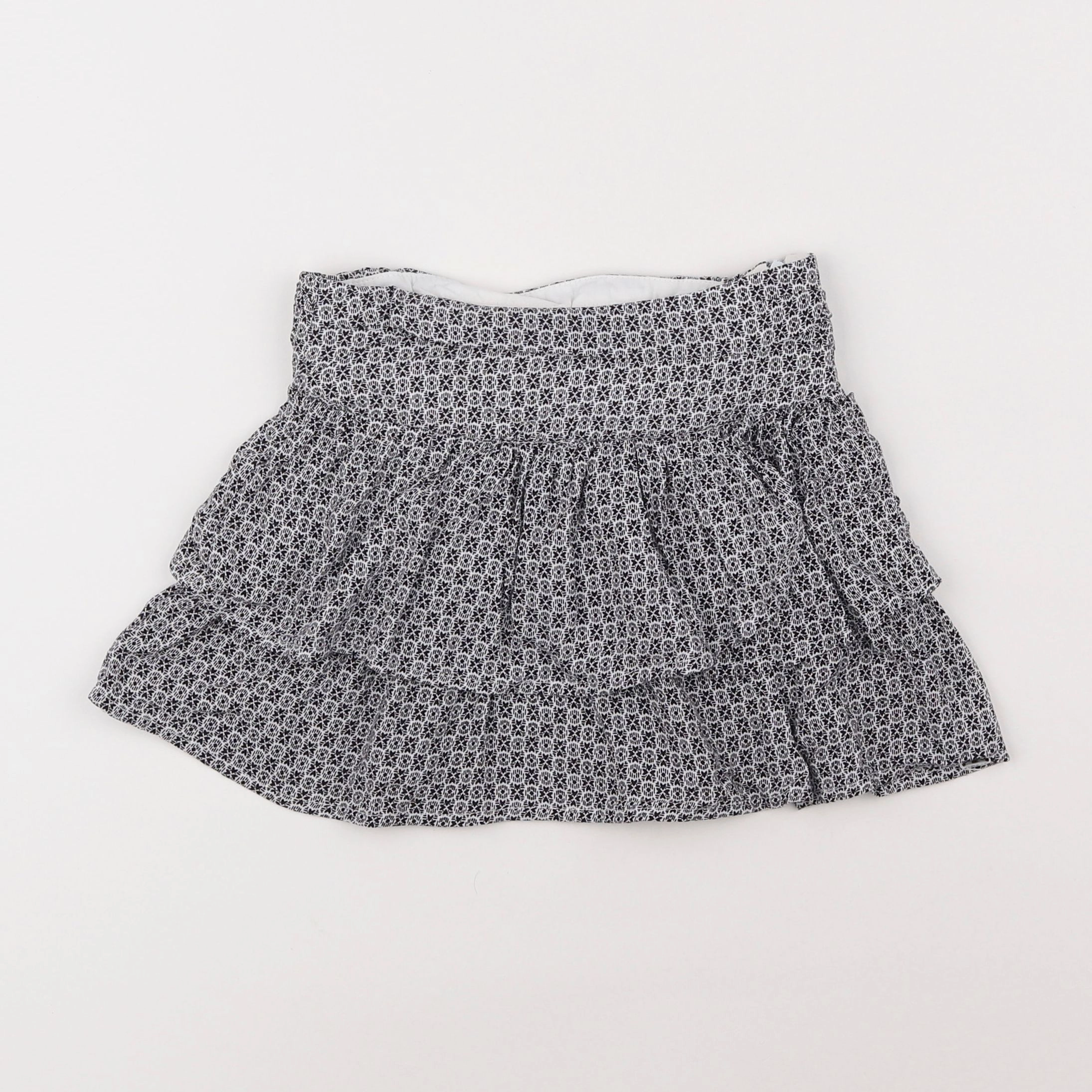 IKKS - jupe noir, blanc - 6 ans