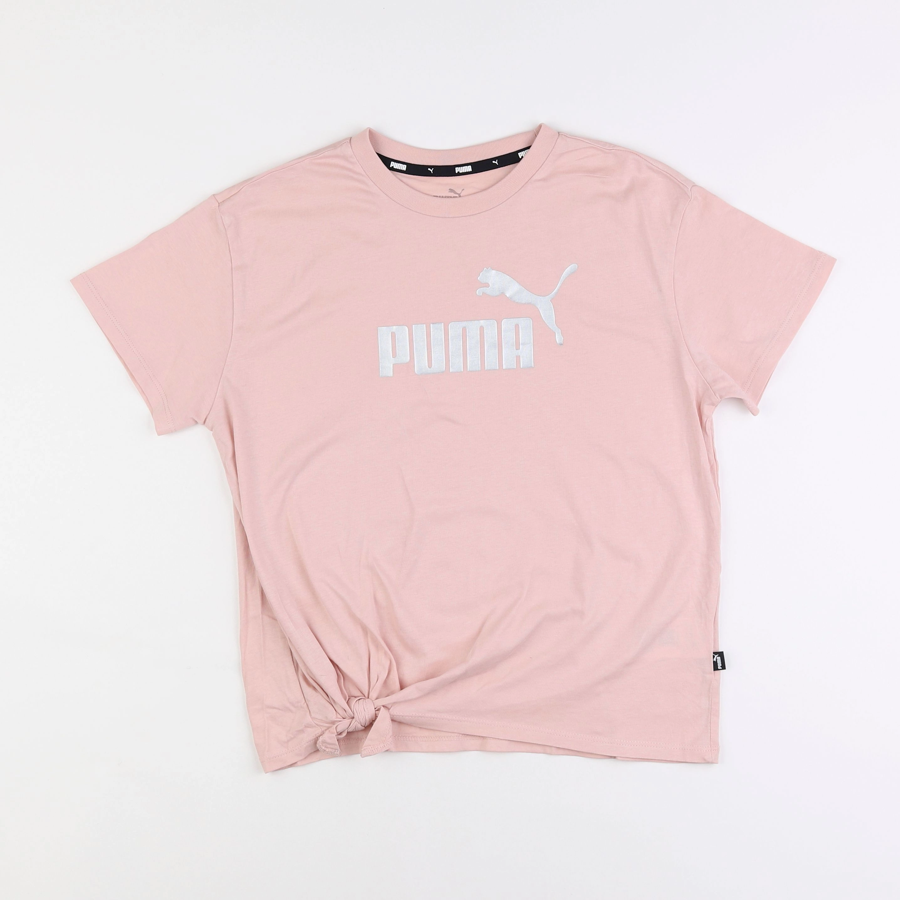 Puma - tee-shirt rose, argent - 13/14 ans