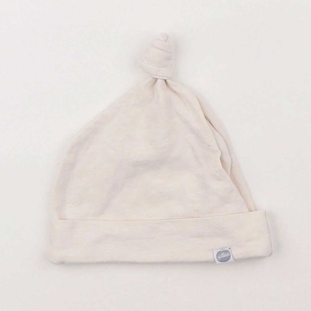 Jollein - bonnet de naissance beige - 6/12 mois