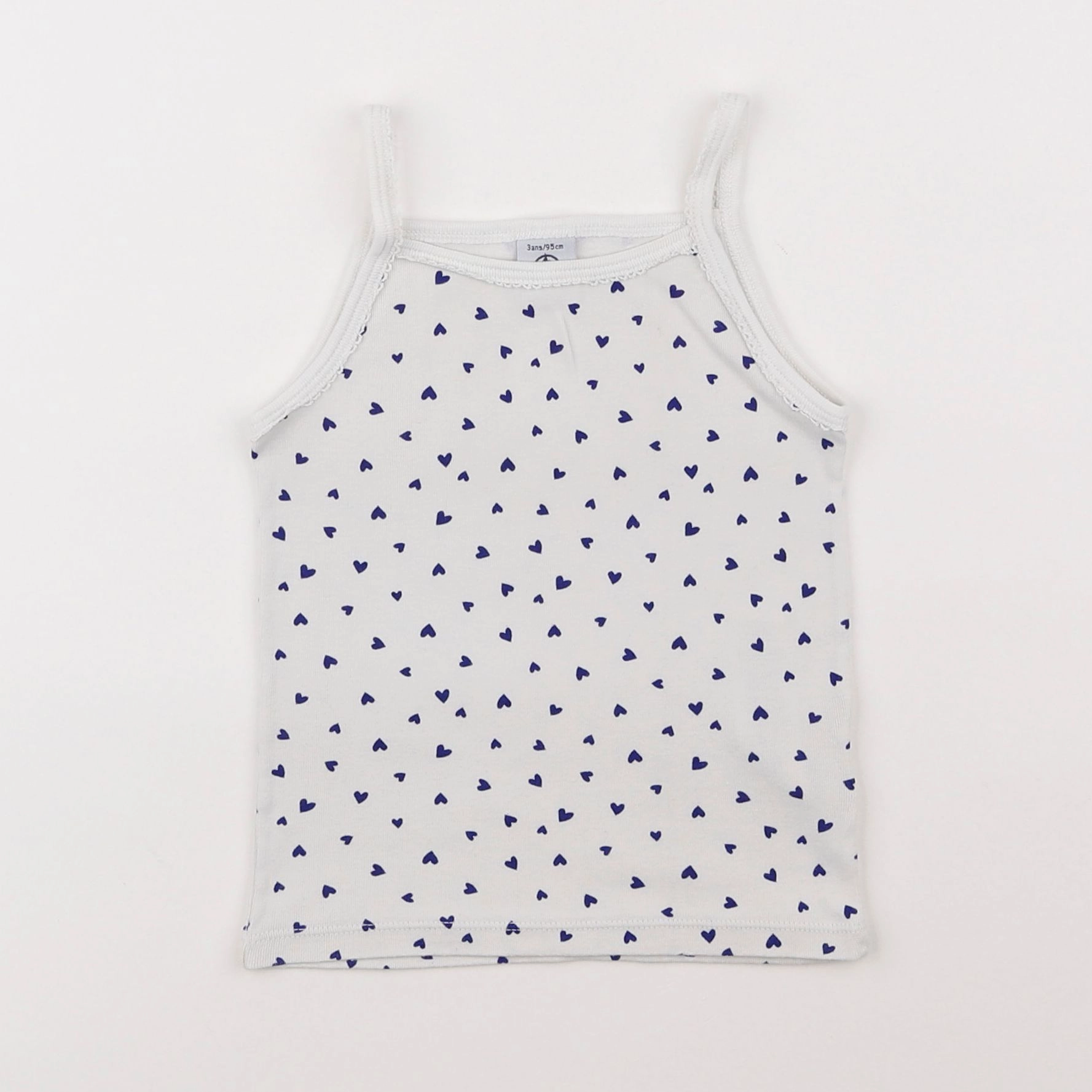 Petit Bateau - maillot de corps blanc - 3 ans