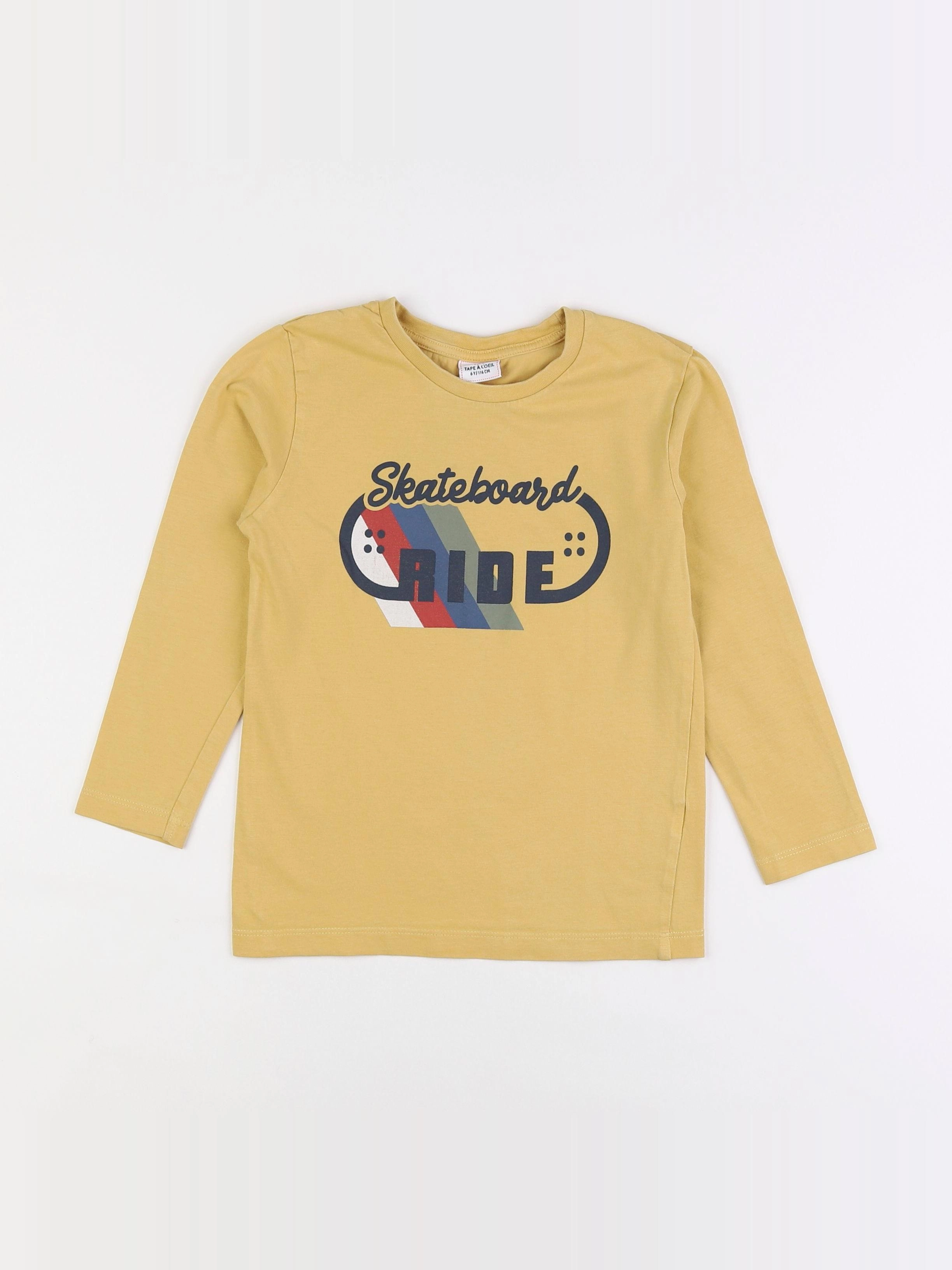 Tape à l'oeil - tee-shirt jaune - 6 ans