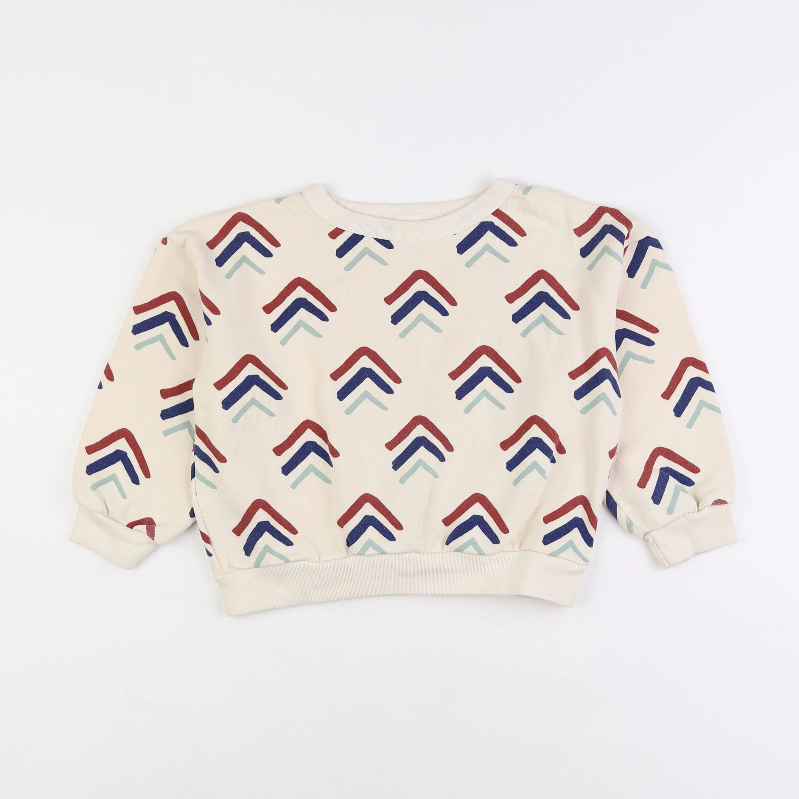 Petit Bateau - sweat beige - 6 ans