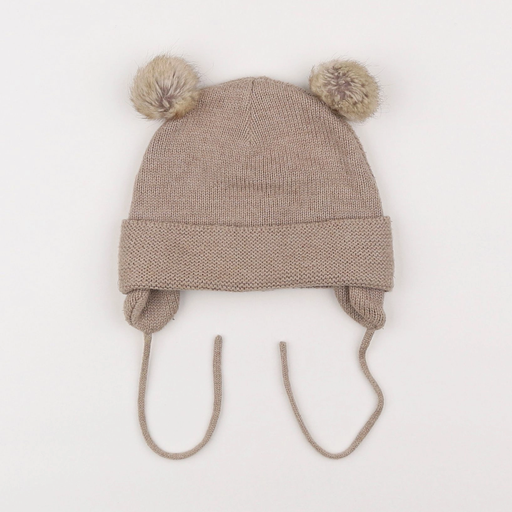 H&M - bonnet beige - 12 mois à 2 ans