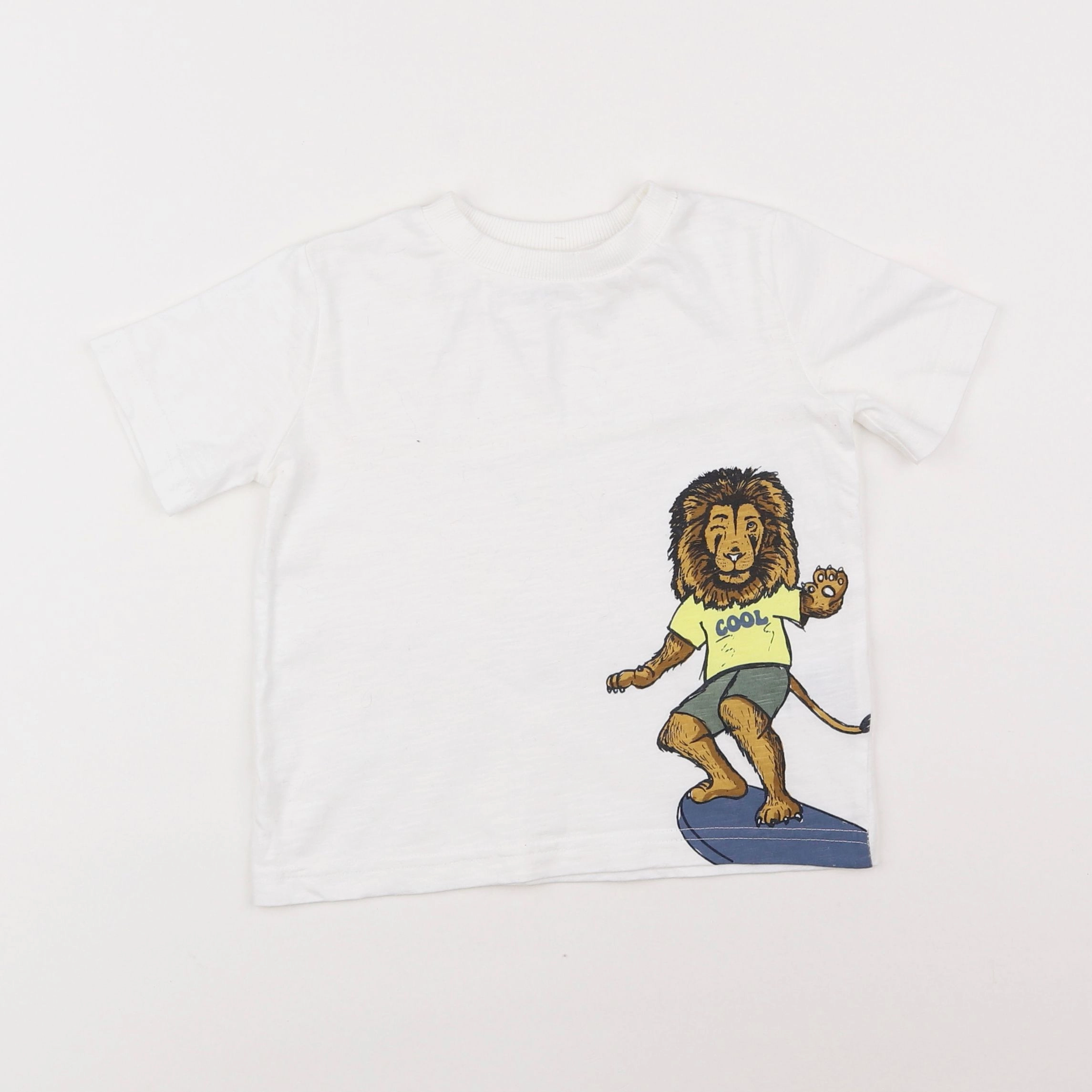 Vertbaudet - tee-shirt blanc - 3 ans