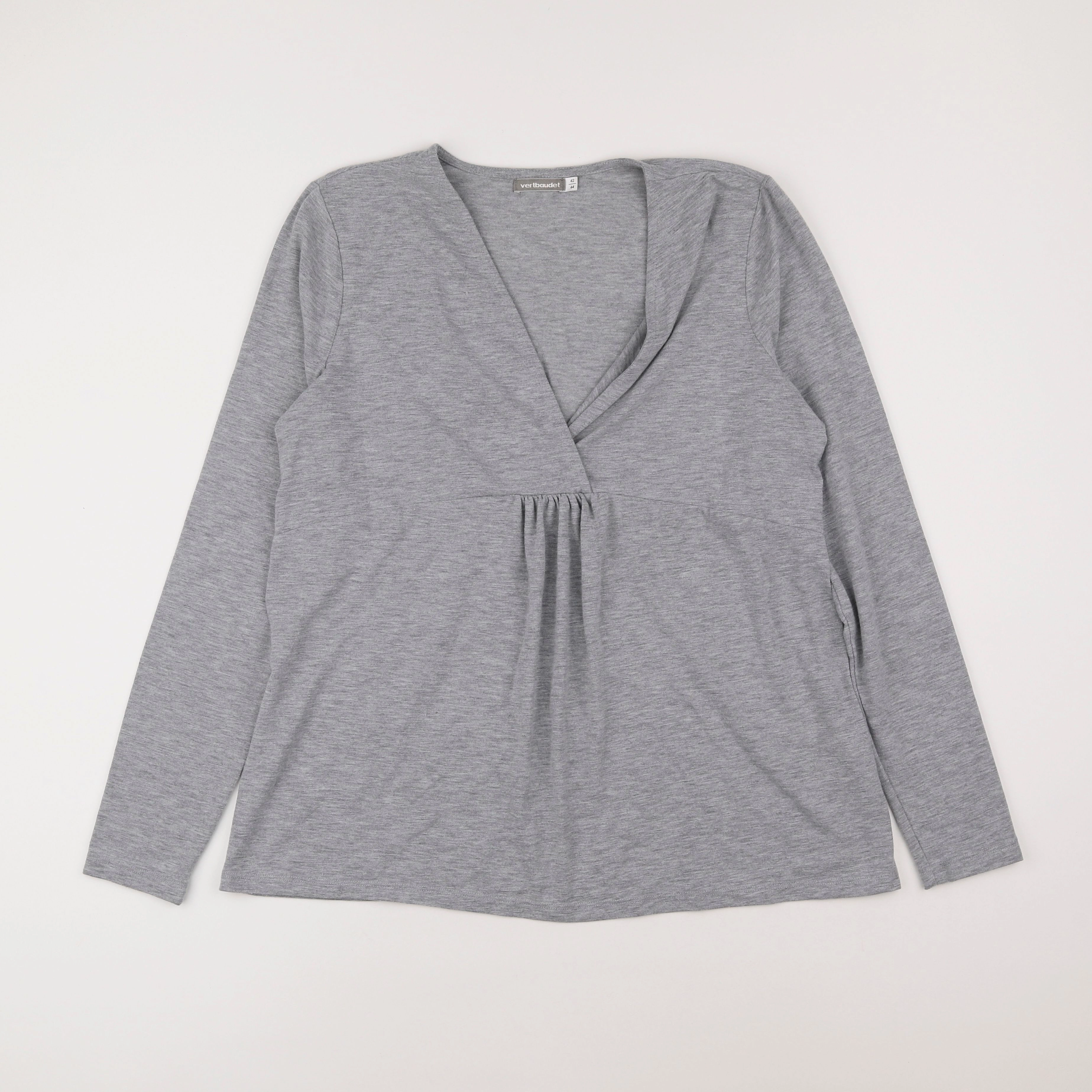 Vertbaudet - tee-shirt allaitement, grossesse gris - 42 à 44