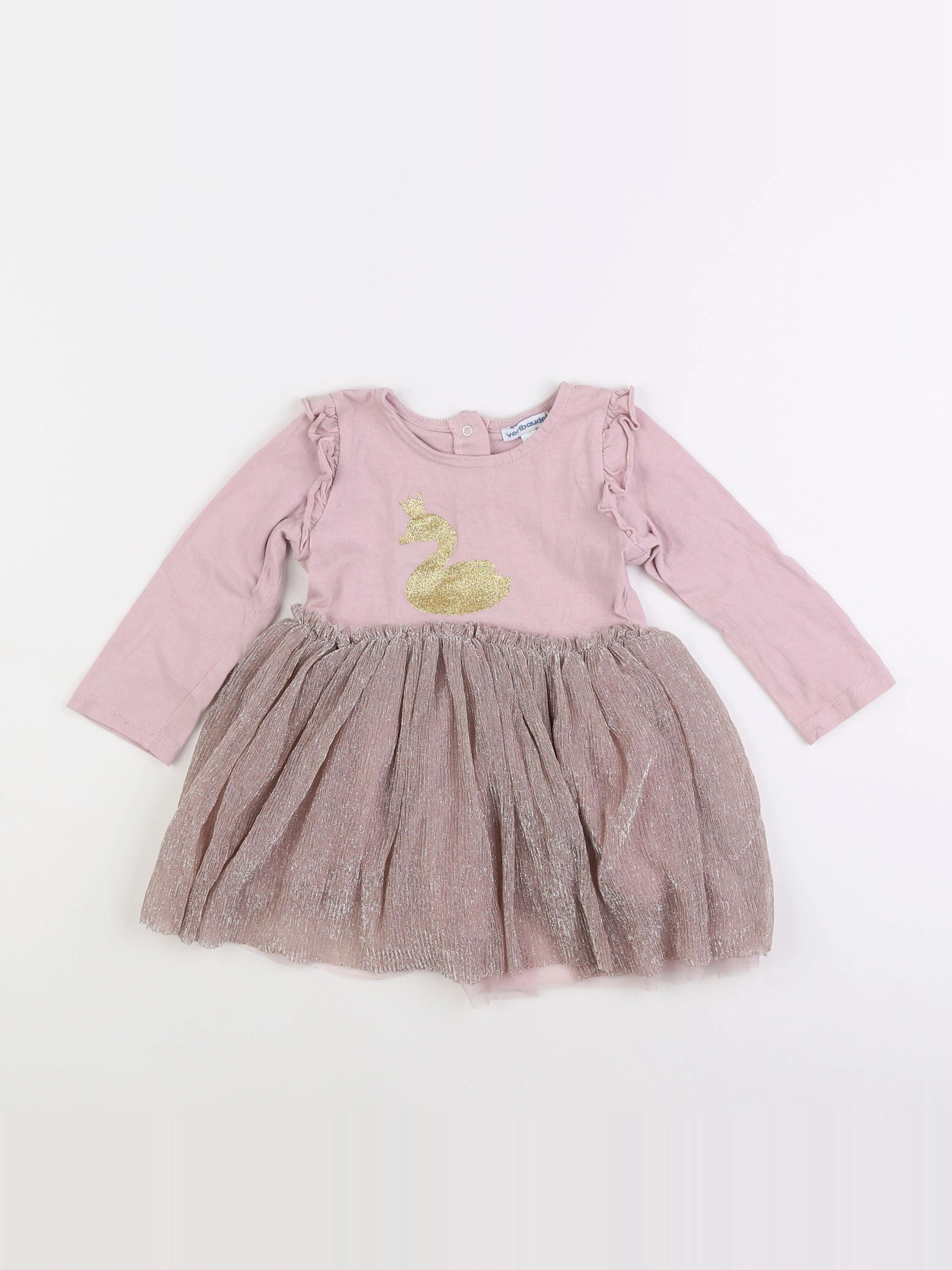 Vertbaudet - robe rose - 3 ans