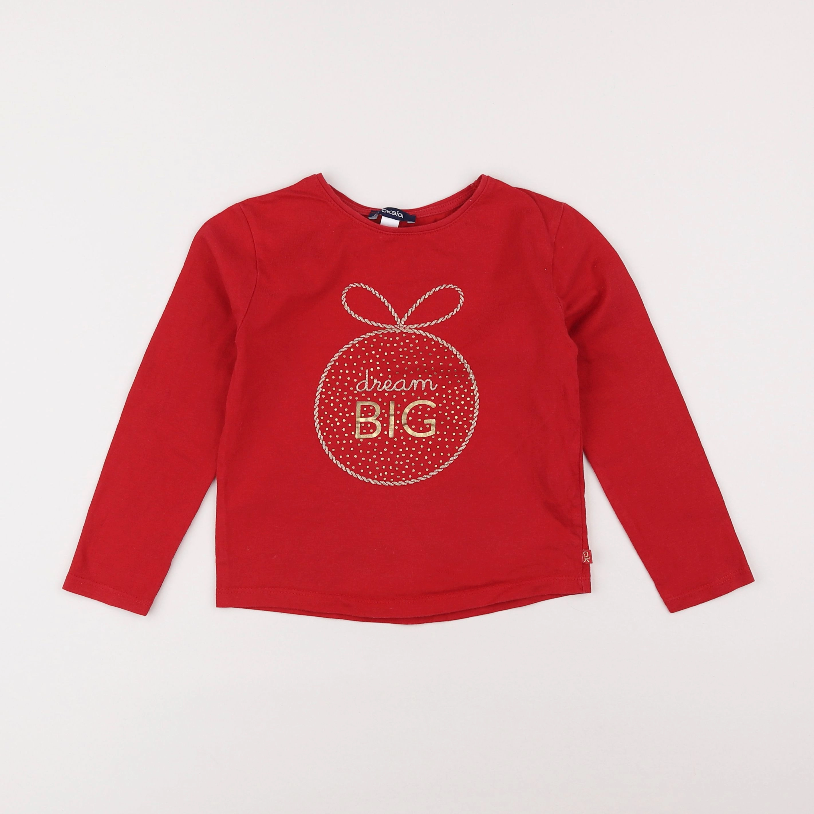 Okaidi - tee-shirt rouge - 6 ans