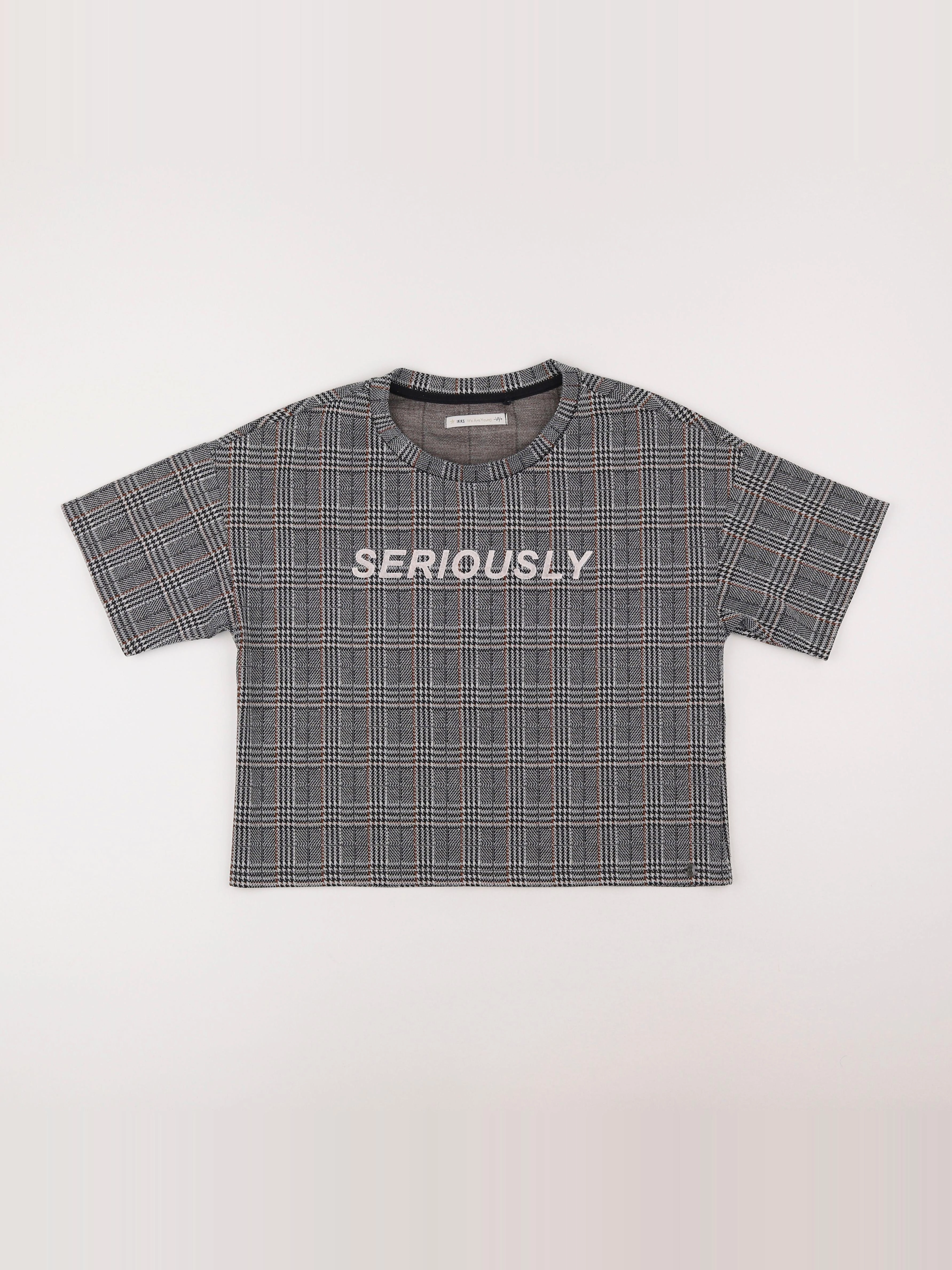 IKKS - tee-shirt gris - 14 ans