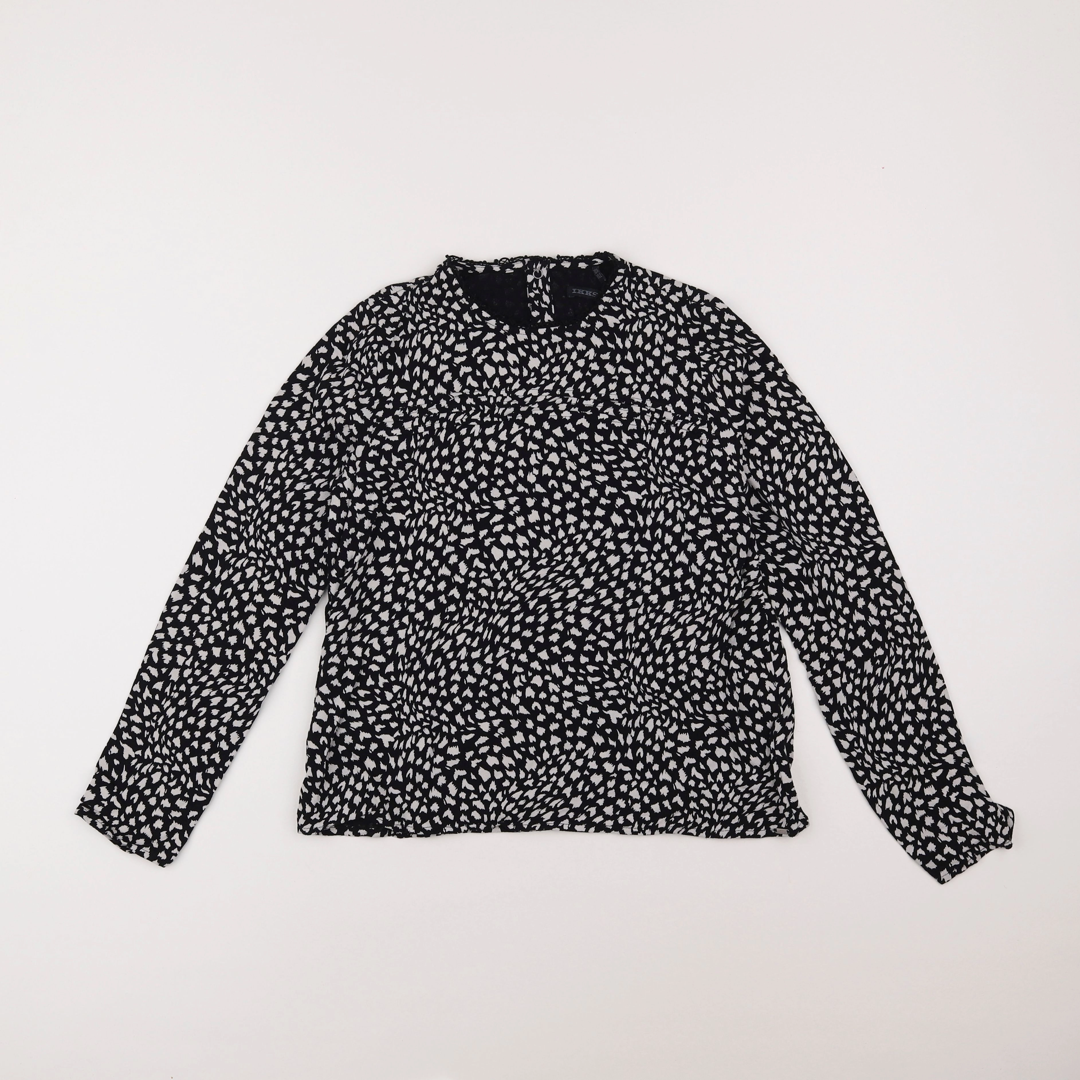 IKKS - blouse blanc, noir - 12 ans