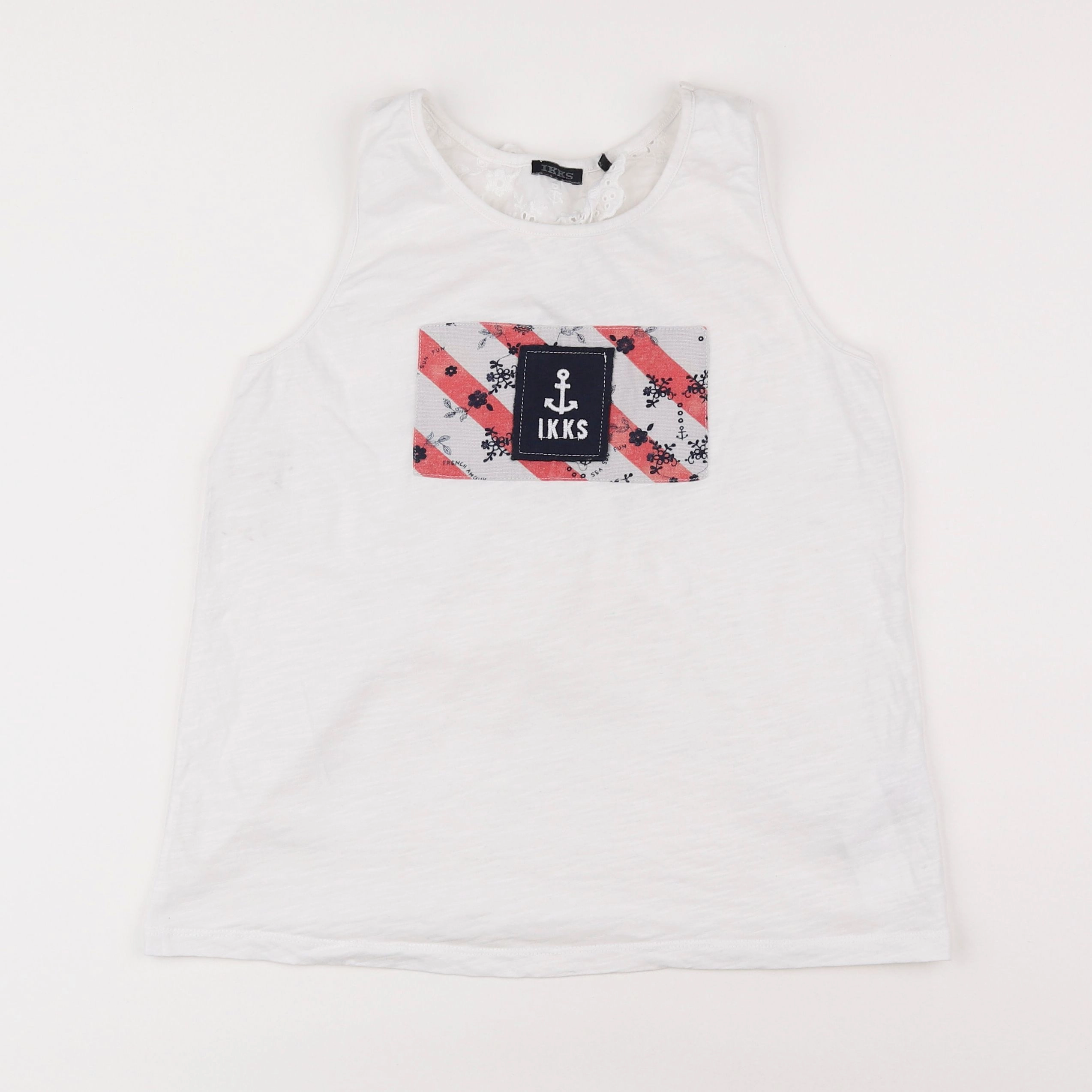 IKKS - débardeur blanc - 12 ans