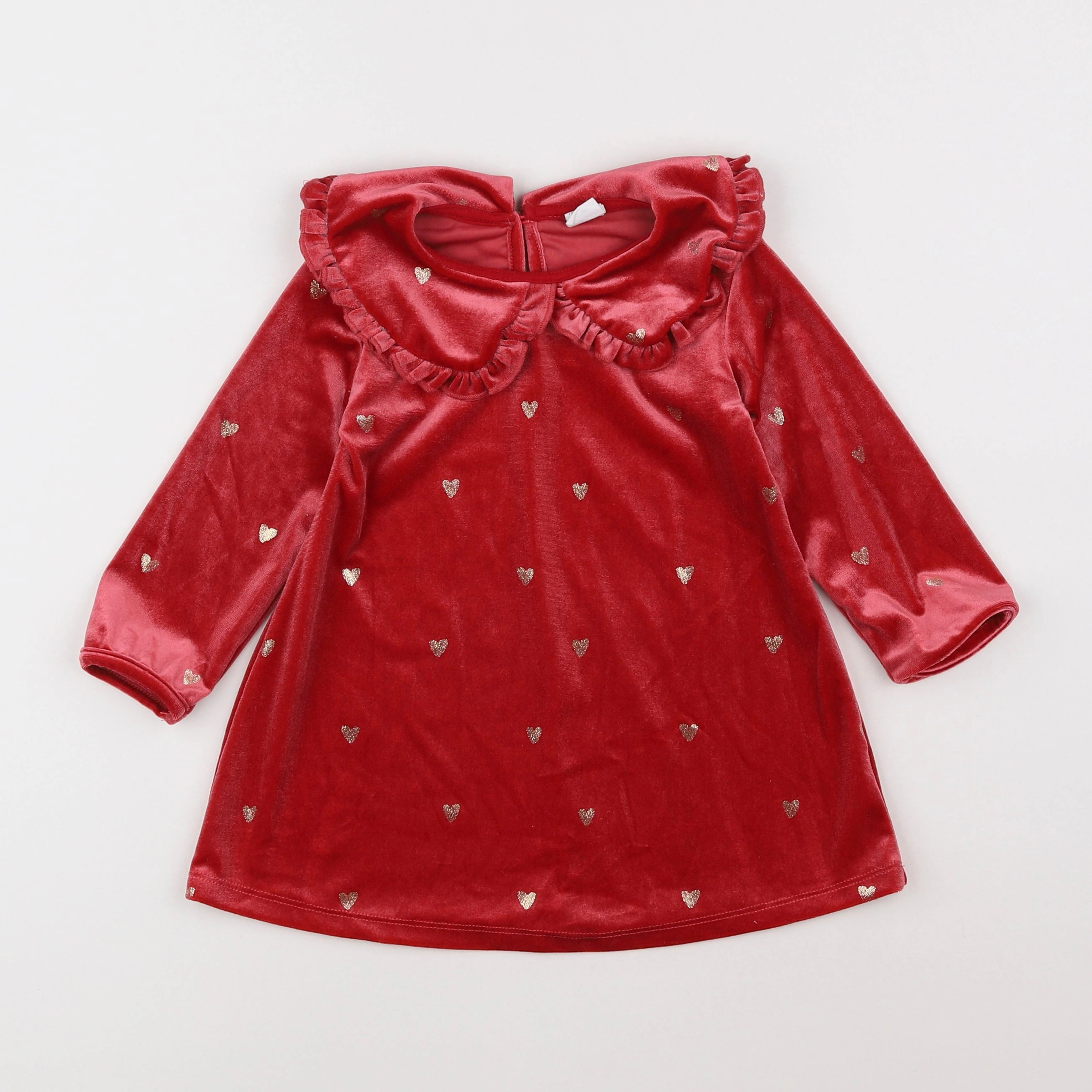 H&M - robe rouge - 18 mois