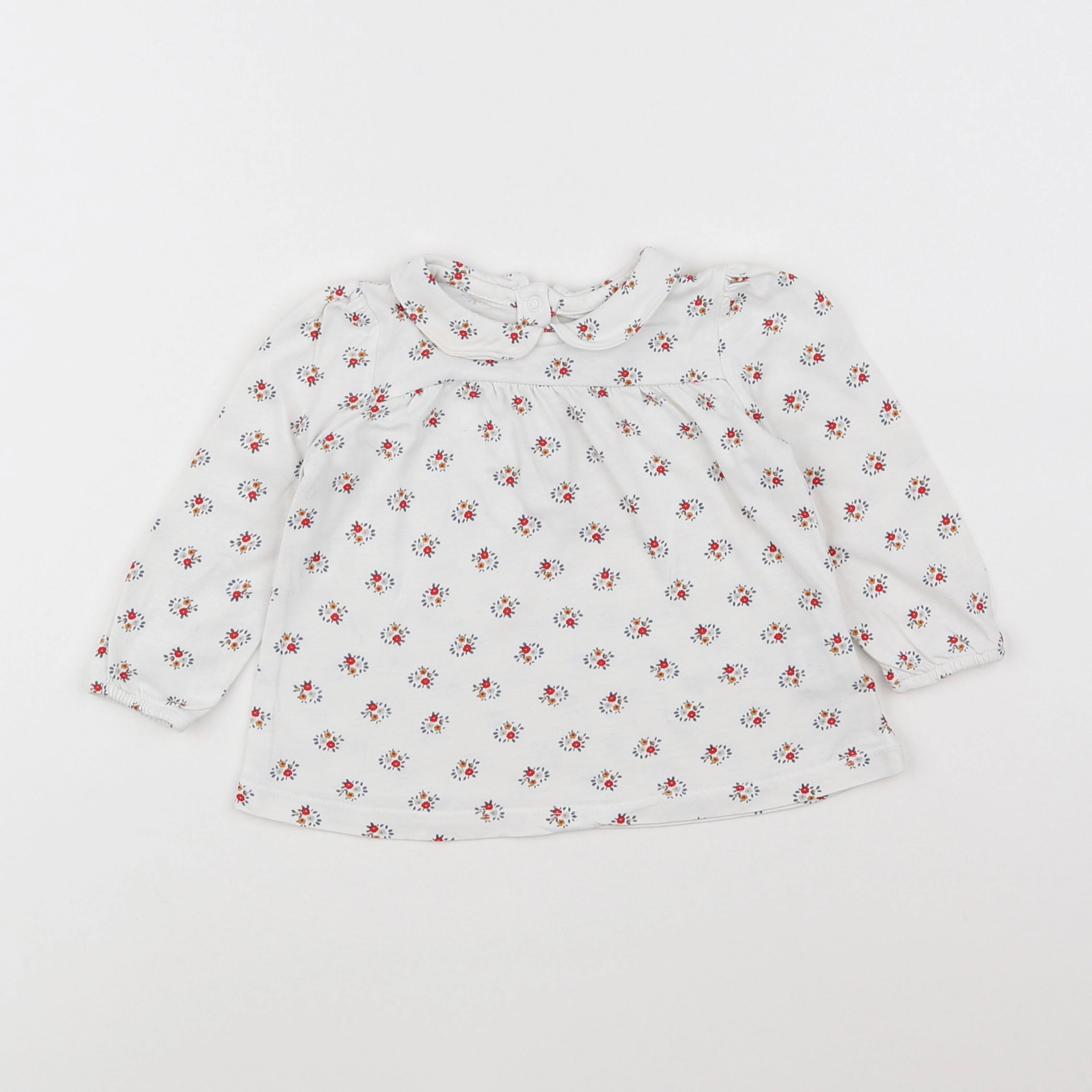 Boutchou - tee-shirt blanc - 12 mois