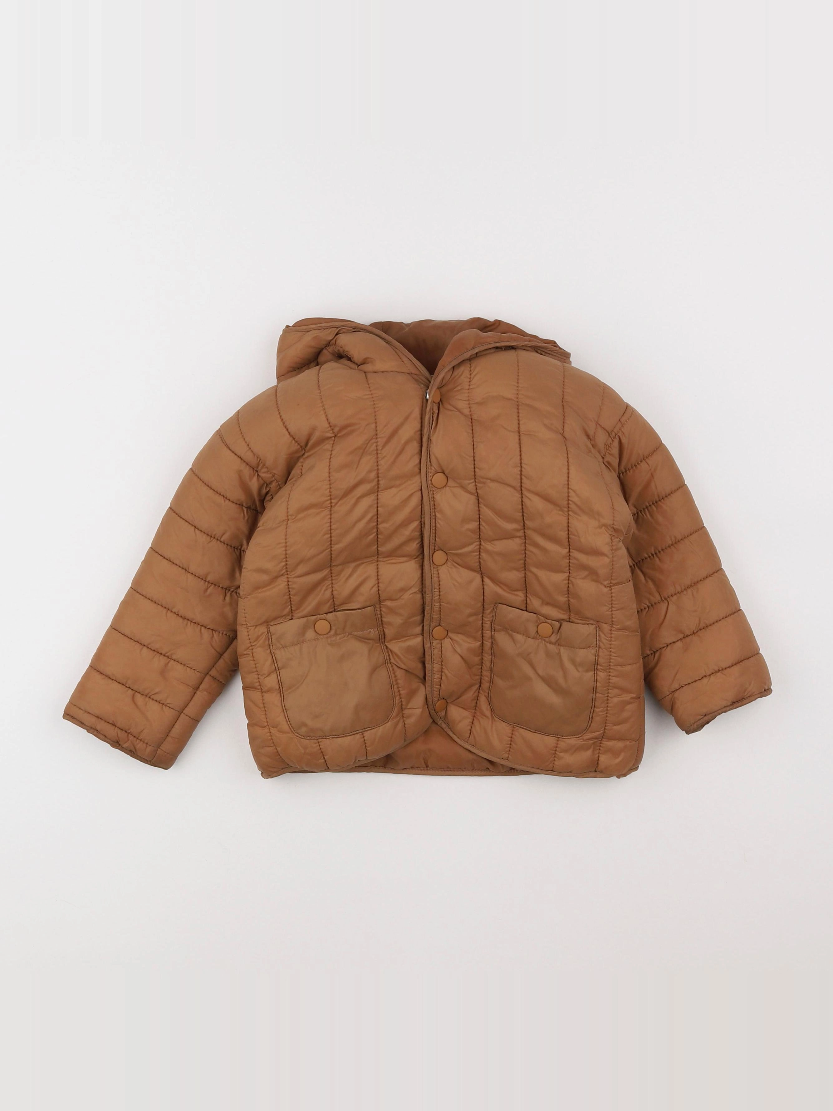 Vertbaudet - doudoune marron - 3 ans