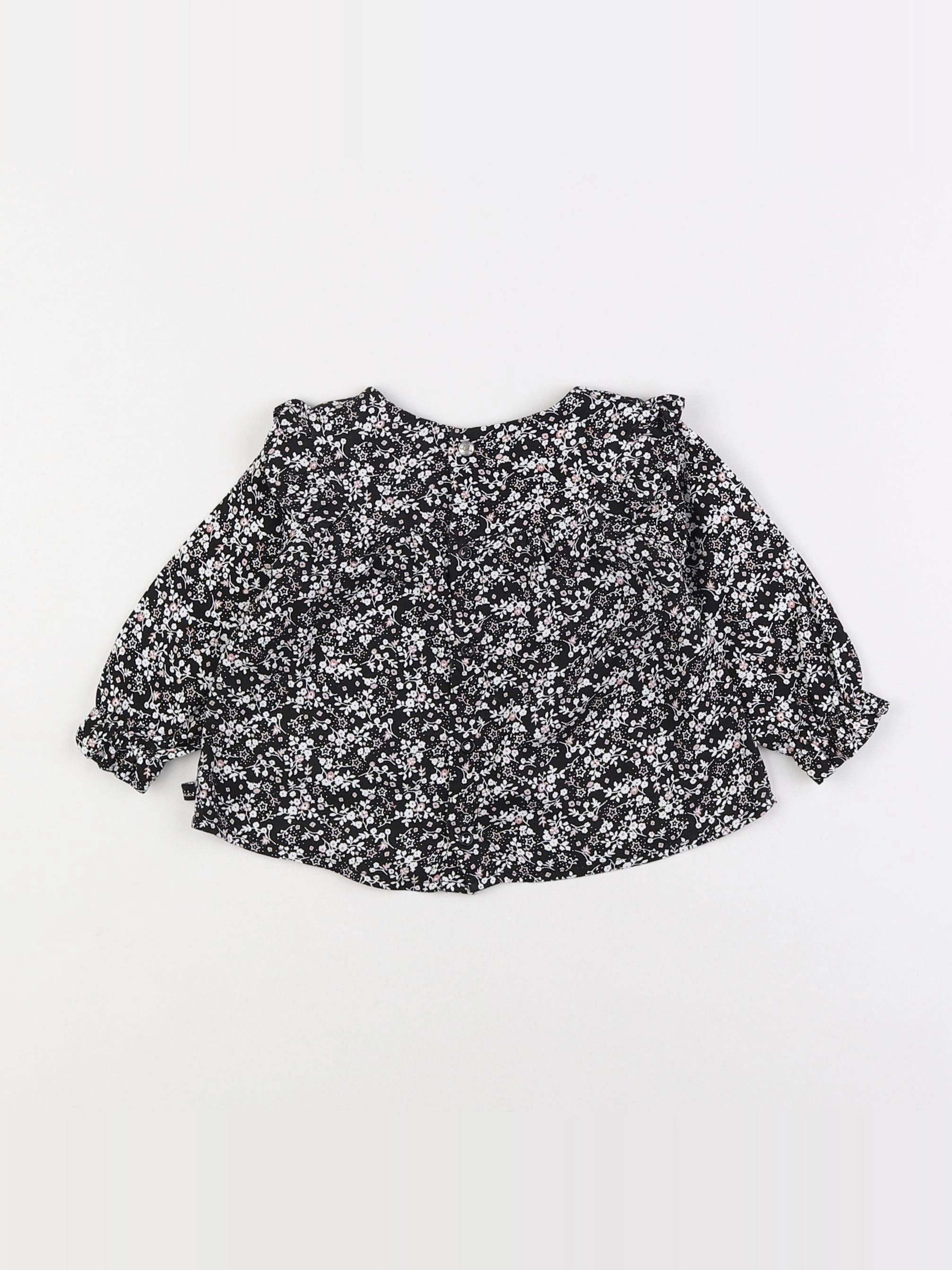 IKKS - blouse noir - 6 mois