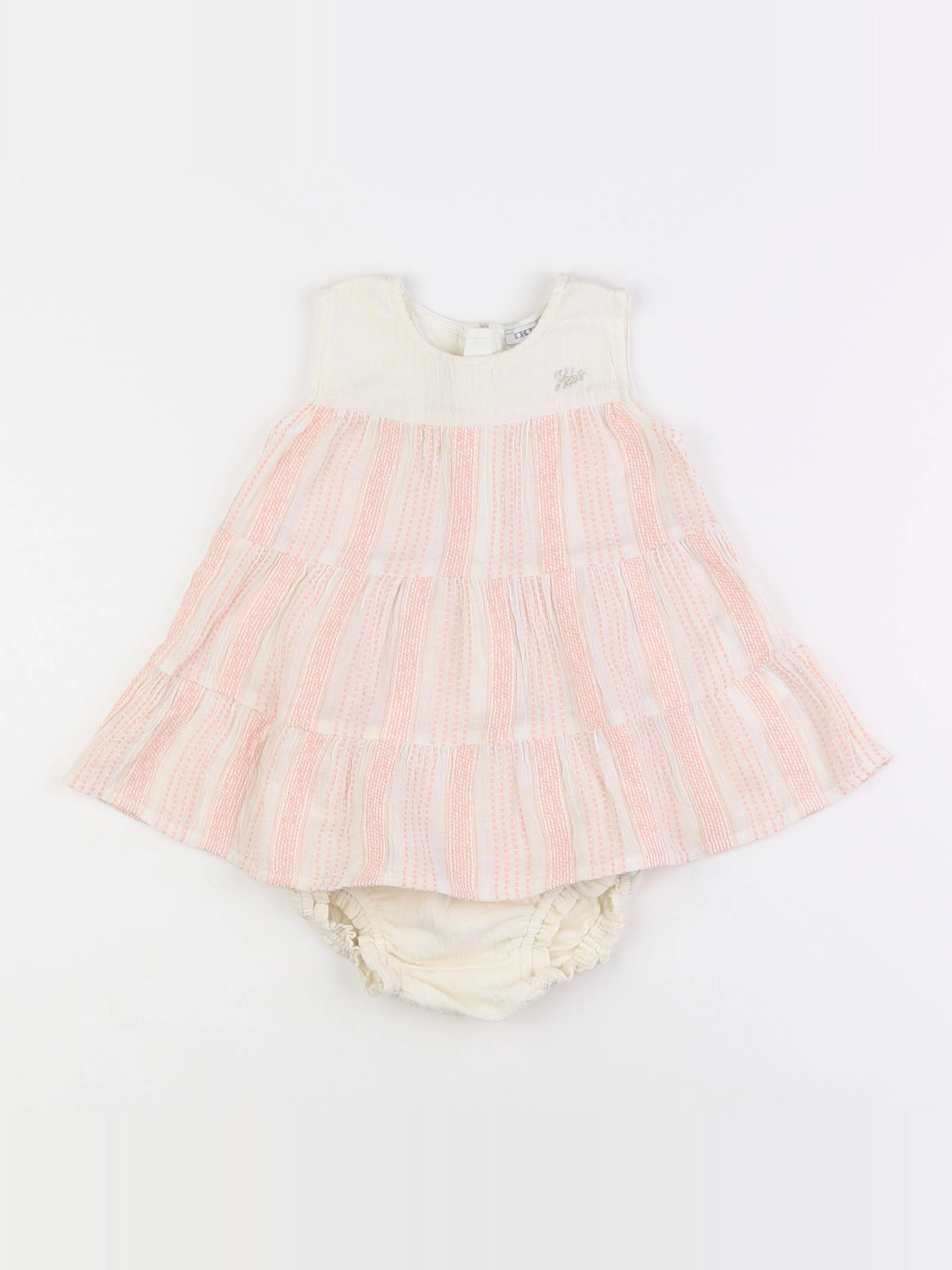 IKKS - robe beige - 6 mois