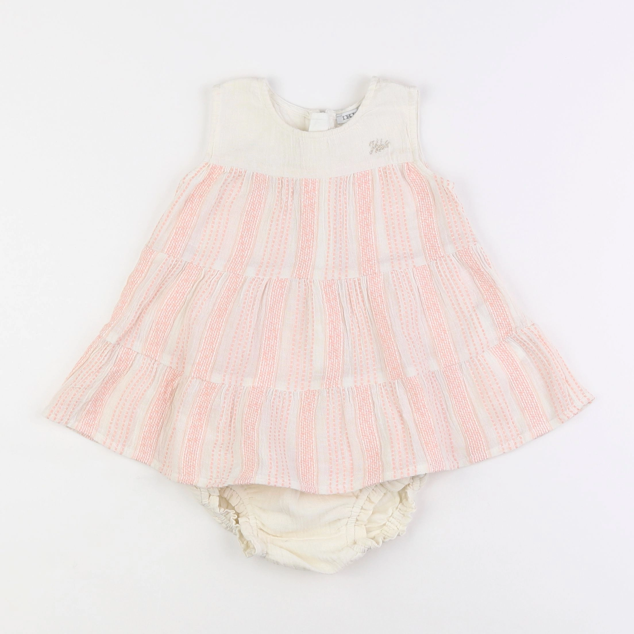 IKKS - robe beige - 6 mois