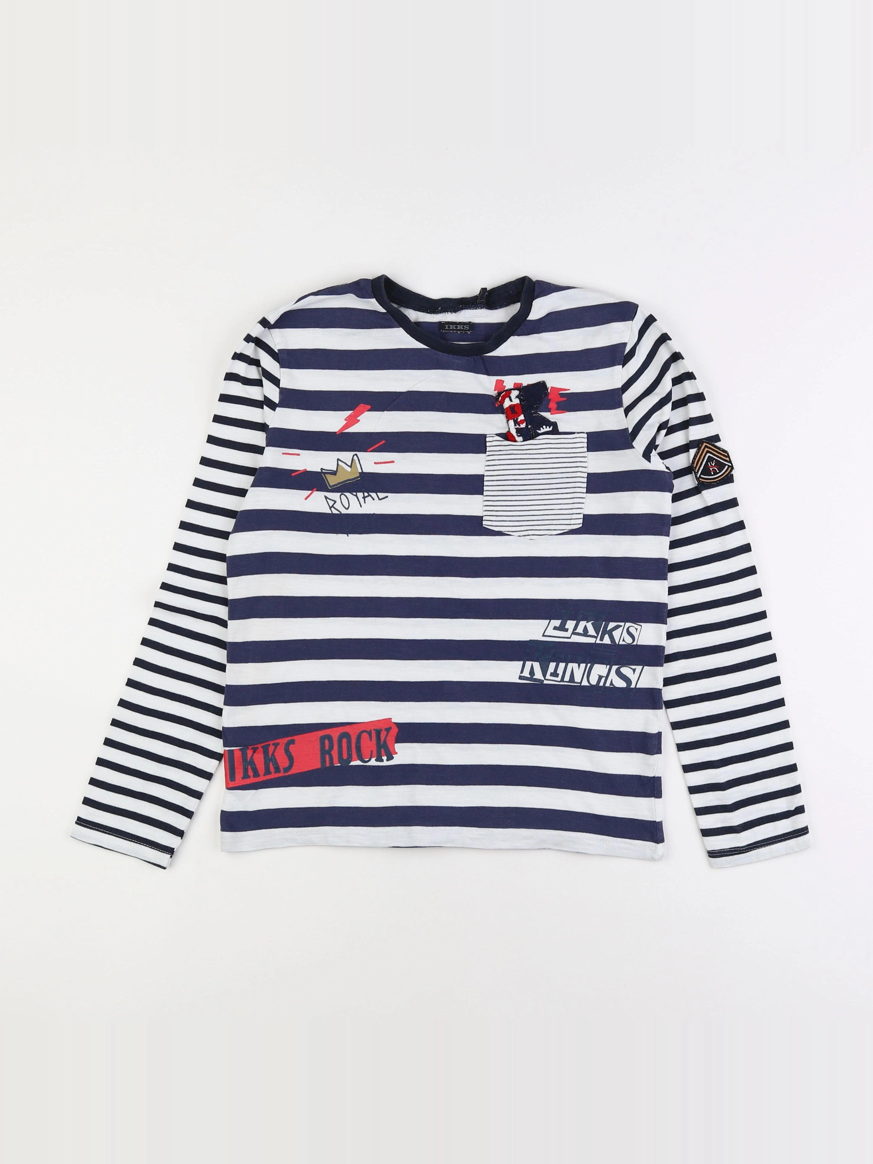 IKKS - tee-shirt bleu - 12 ans