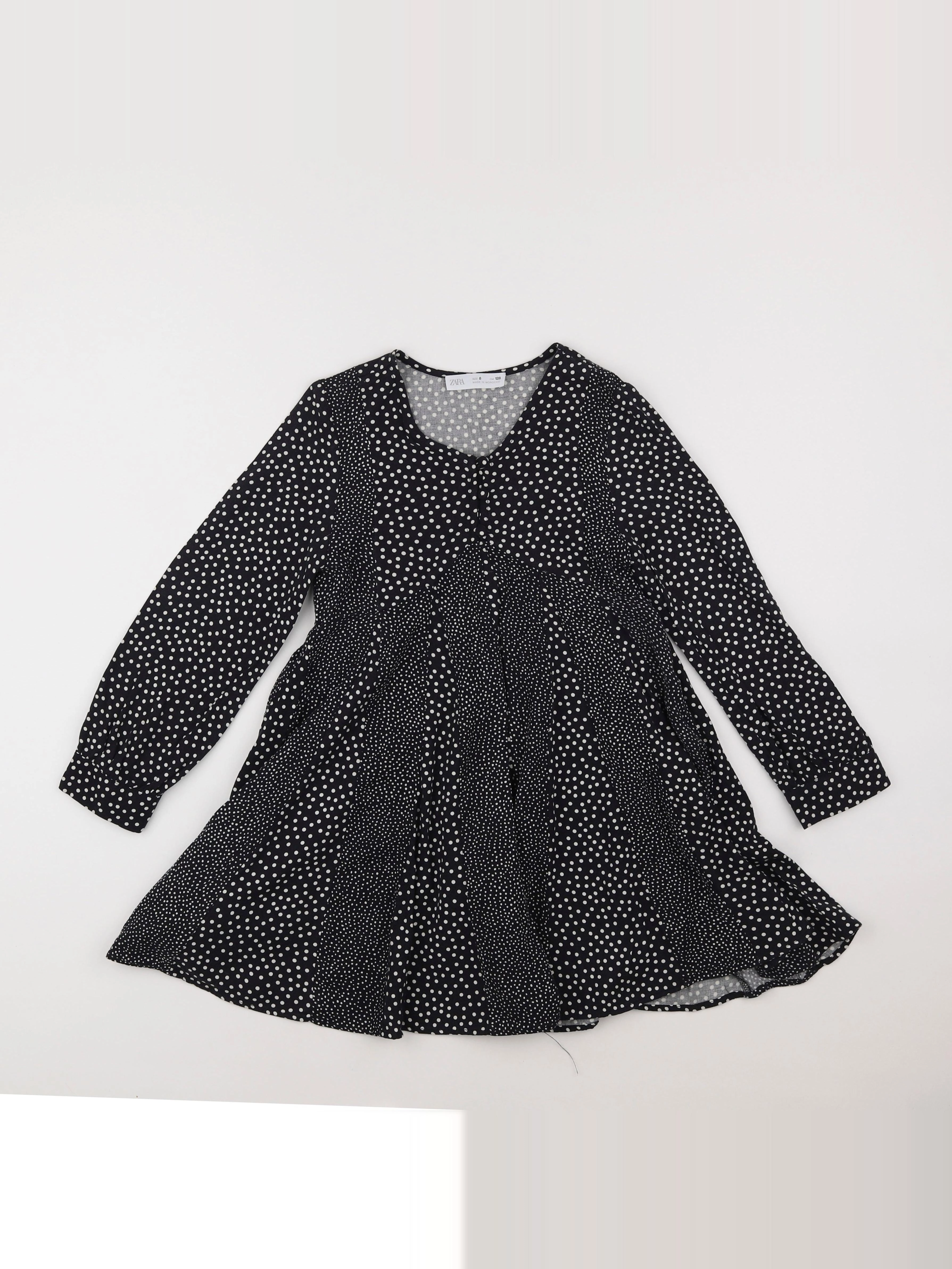 Zara - robe noir - 8 ans