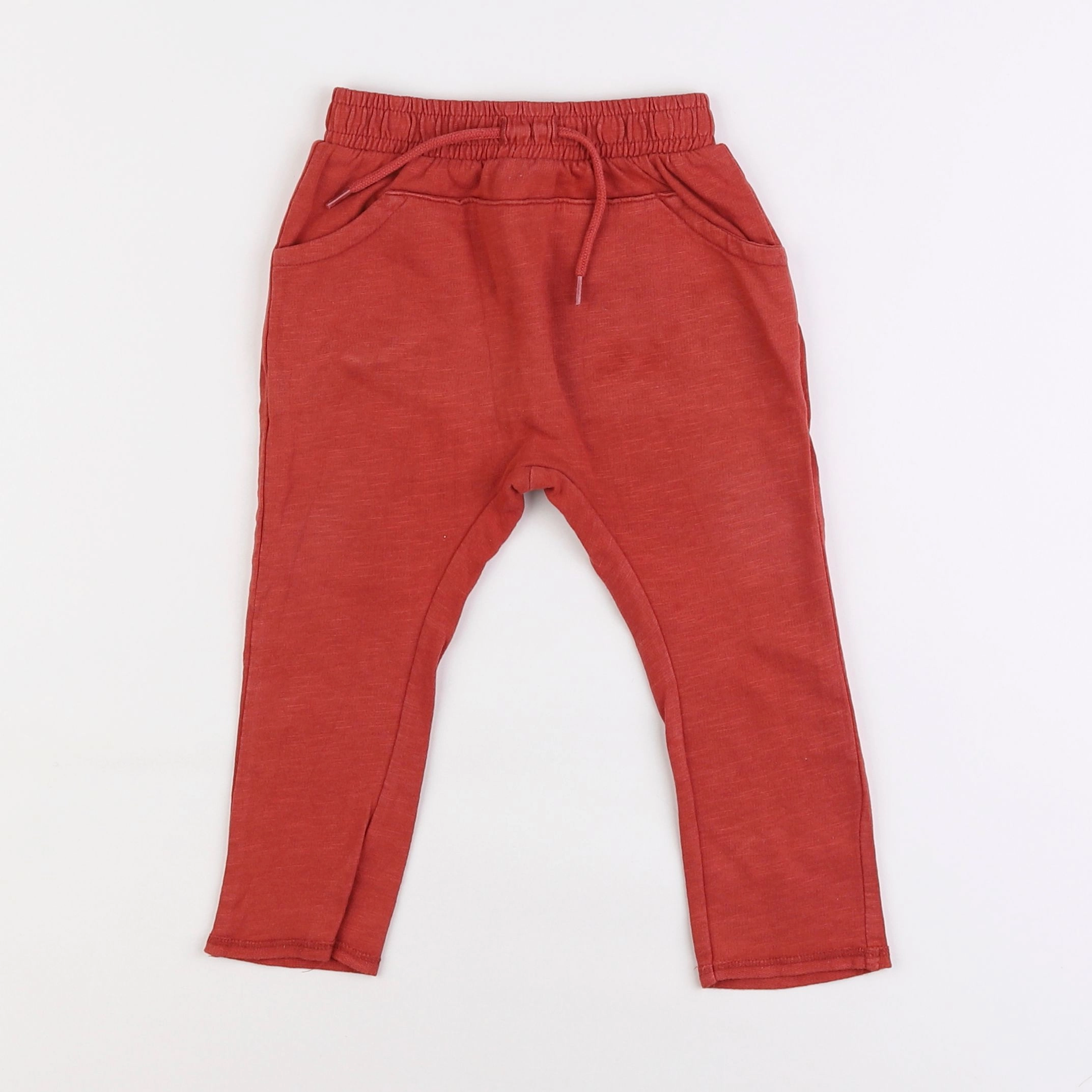 Vertbaudet - jogging rouge - 18 mois