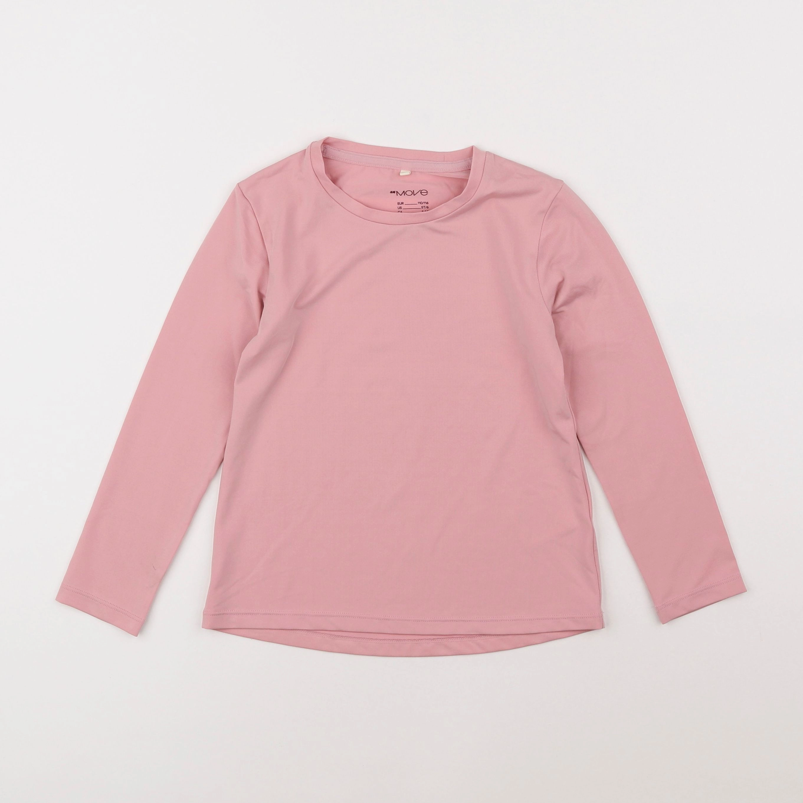 H&M - tee-shirt rose - 5/6 ans