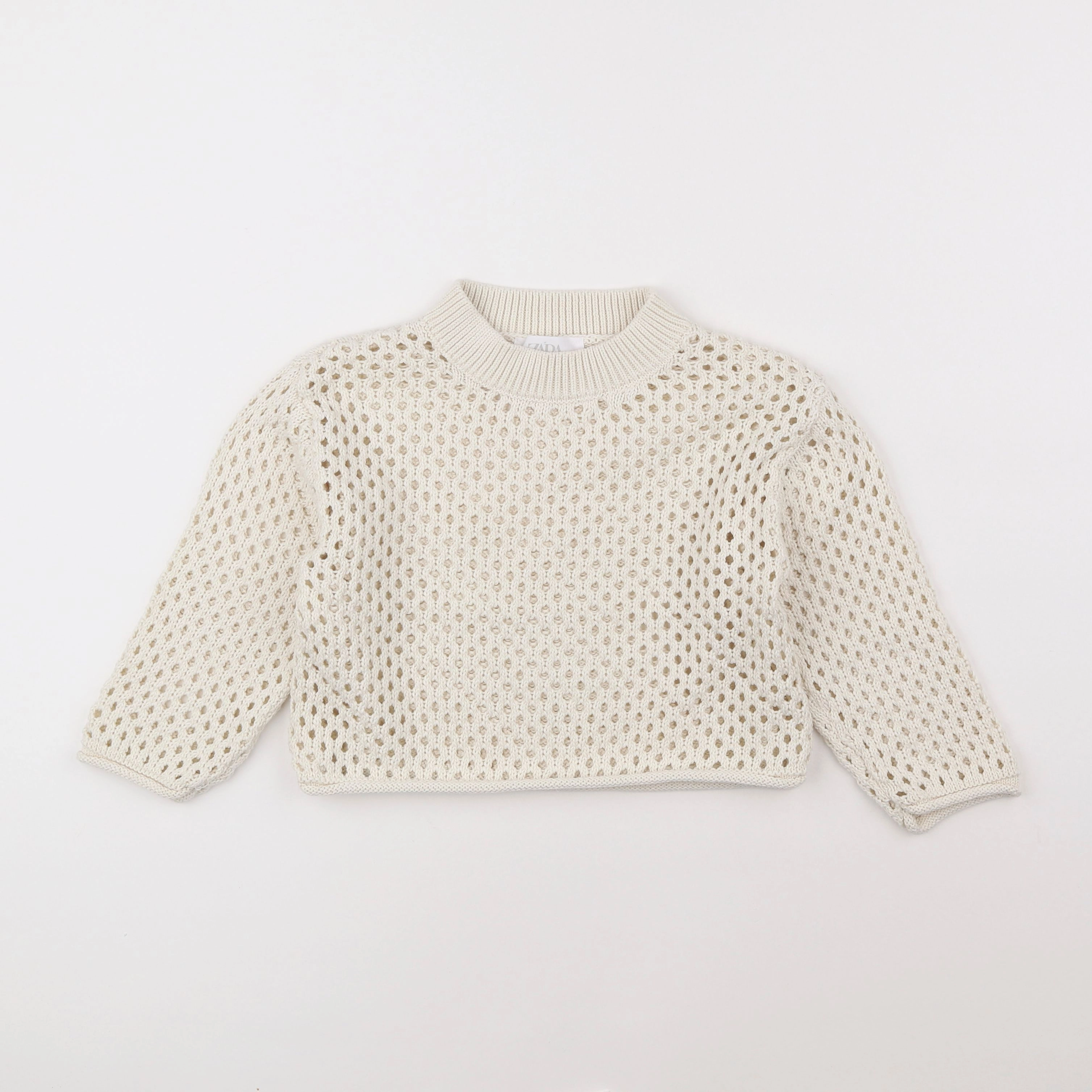 Zara - pull beige - 6/7 ans